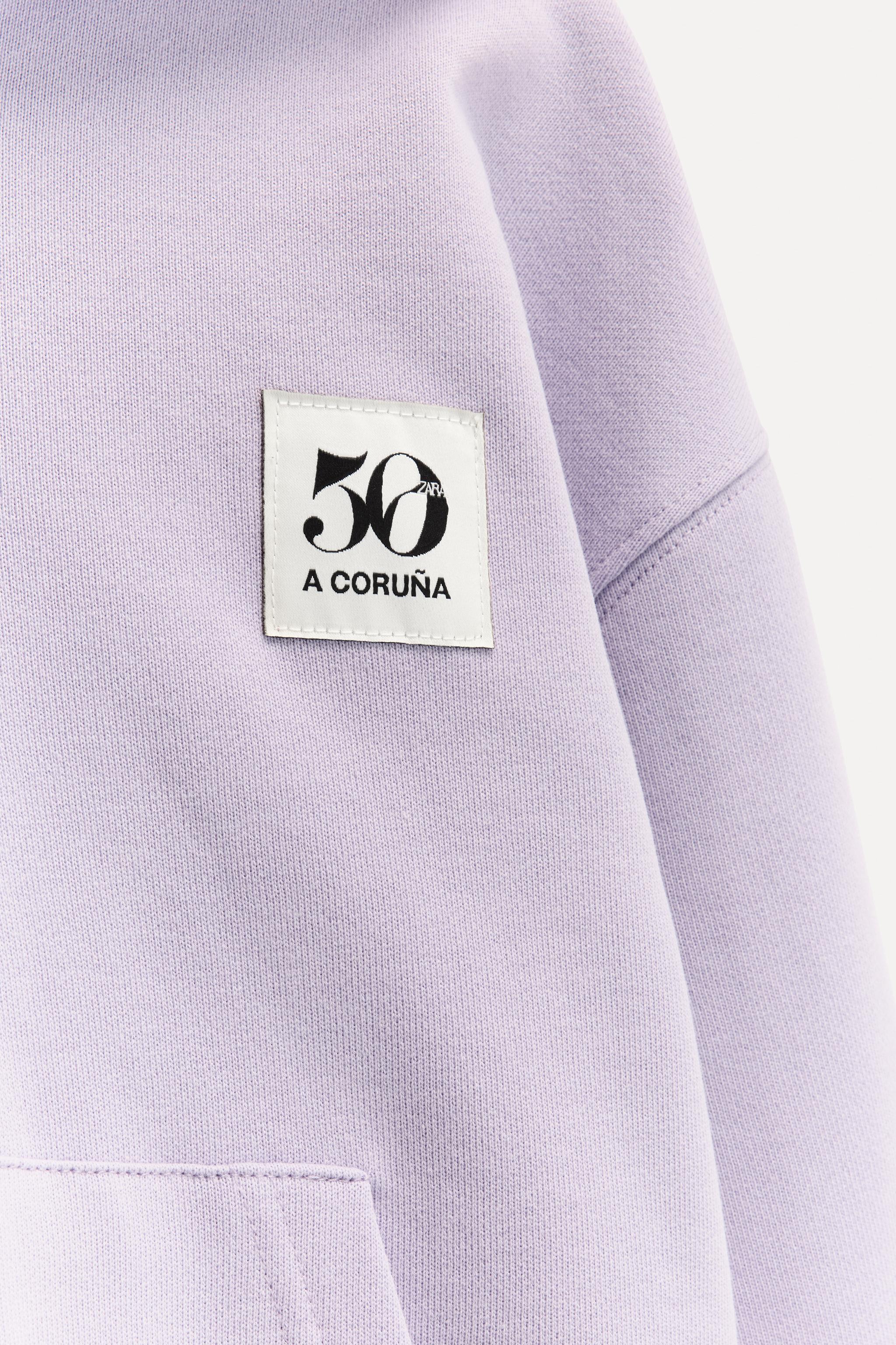1/2-6 YEARS/ 50TH ANNIVERSARY LABEL ZIP-UP SWEATSHIRT