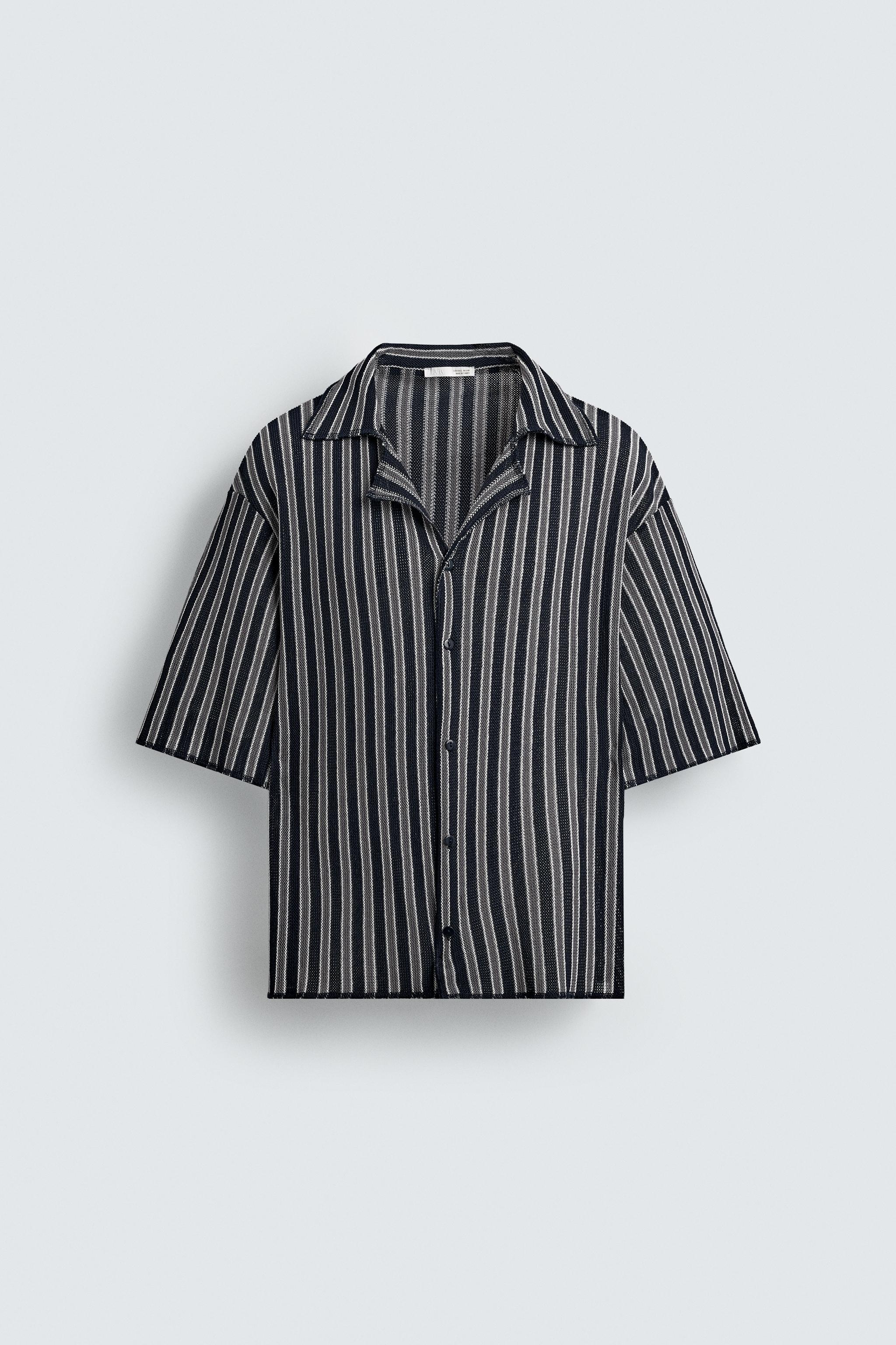 STRIPED JACQUARD SHIRT