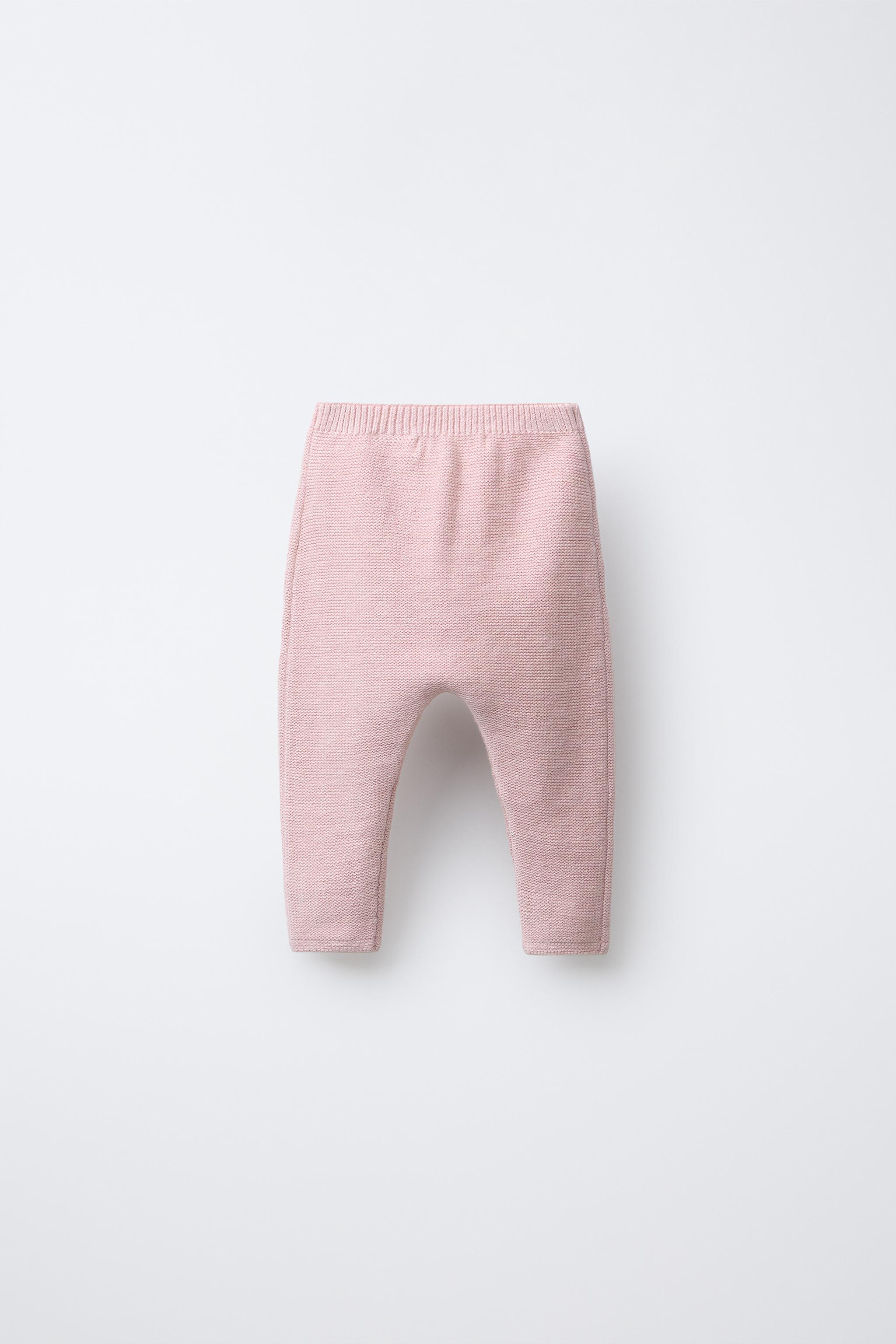 CROCHETED FLOWER KNIT PANTS