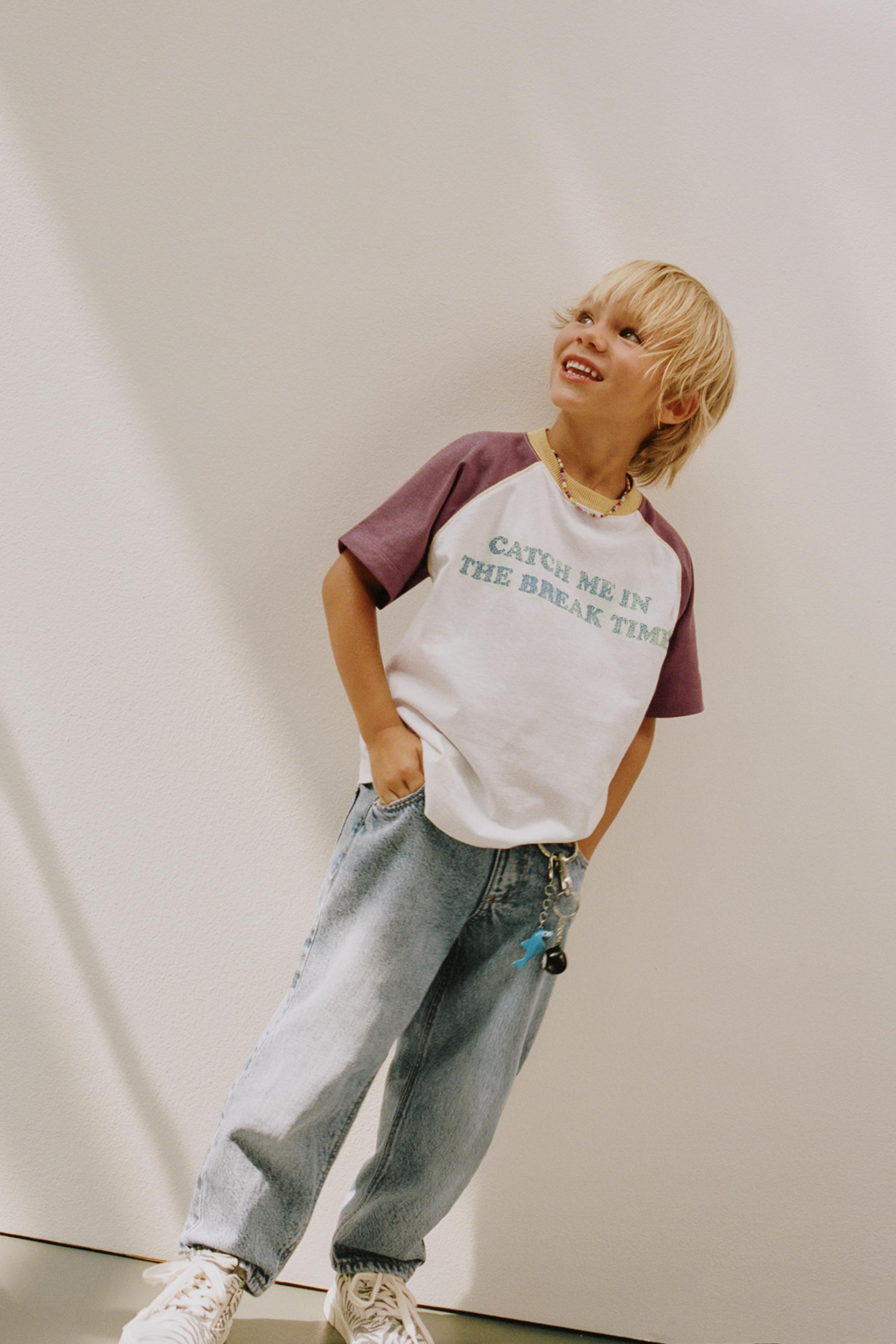 CONTRAST RAGLAN SLEEVE T-SHIRT