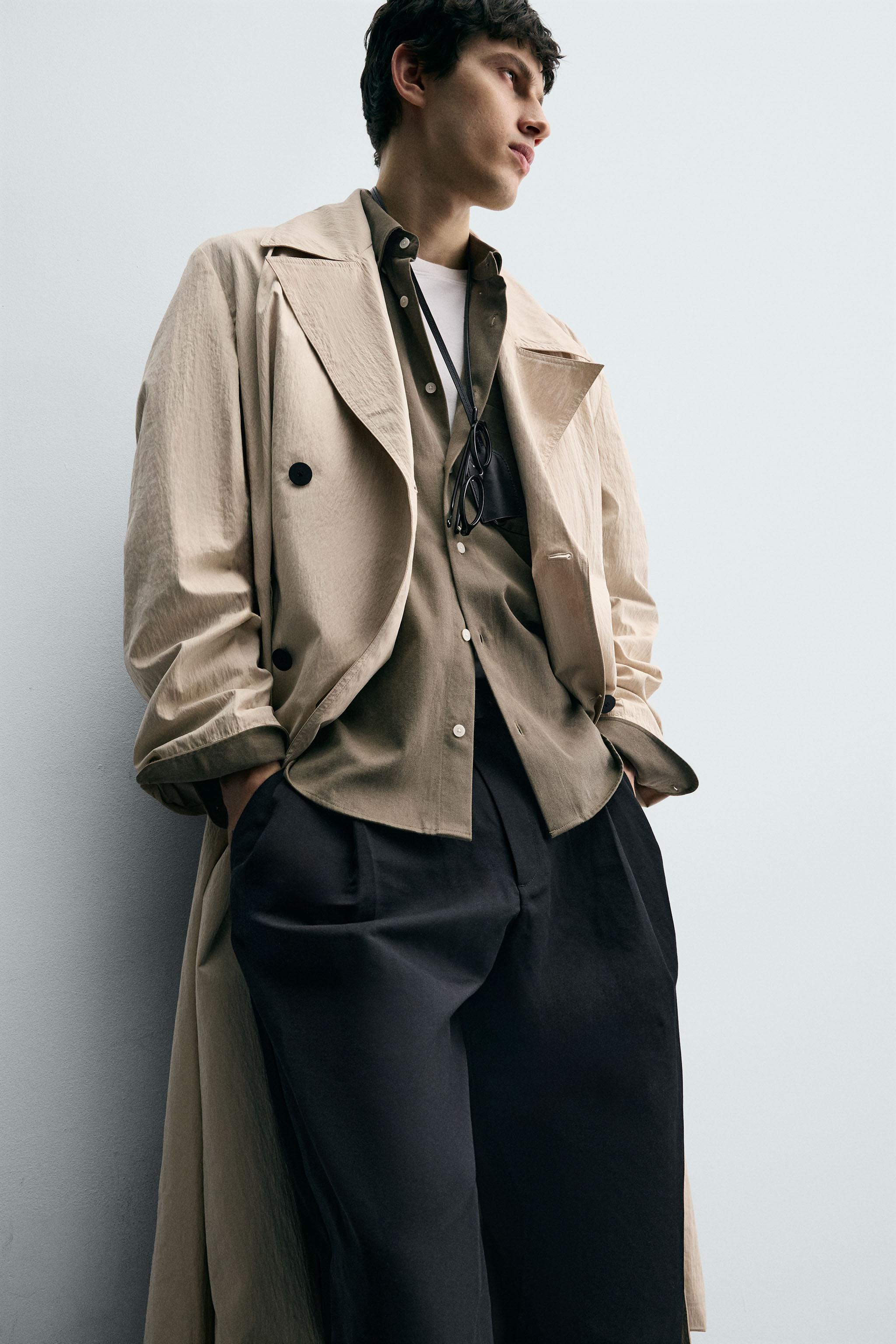 OVERSIZED FIT TRENCH COAT