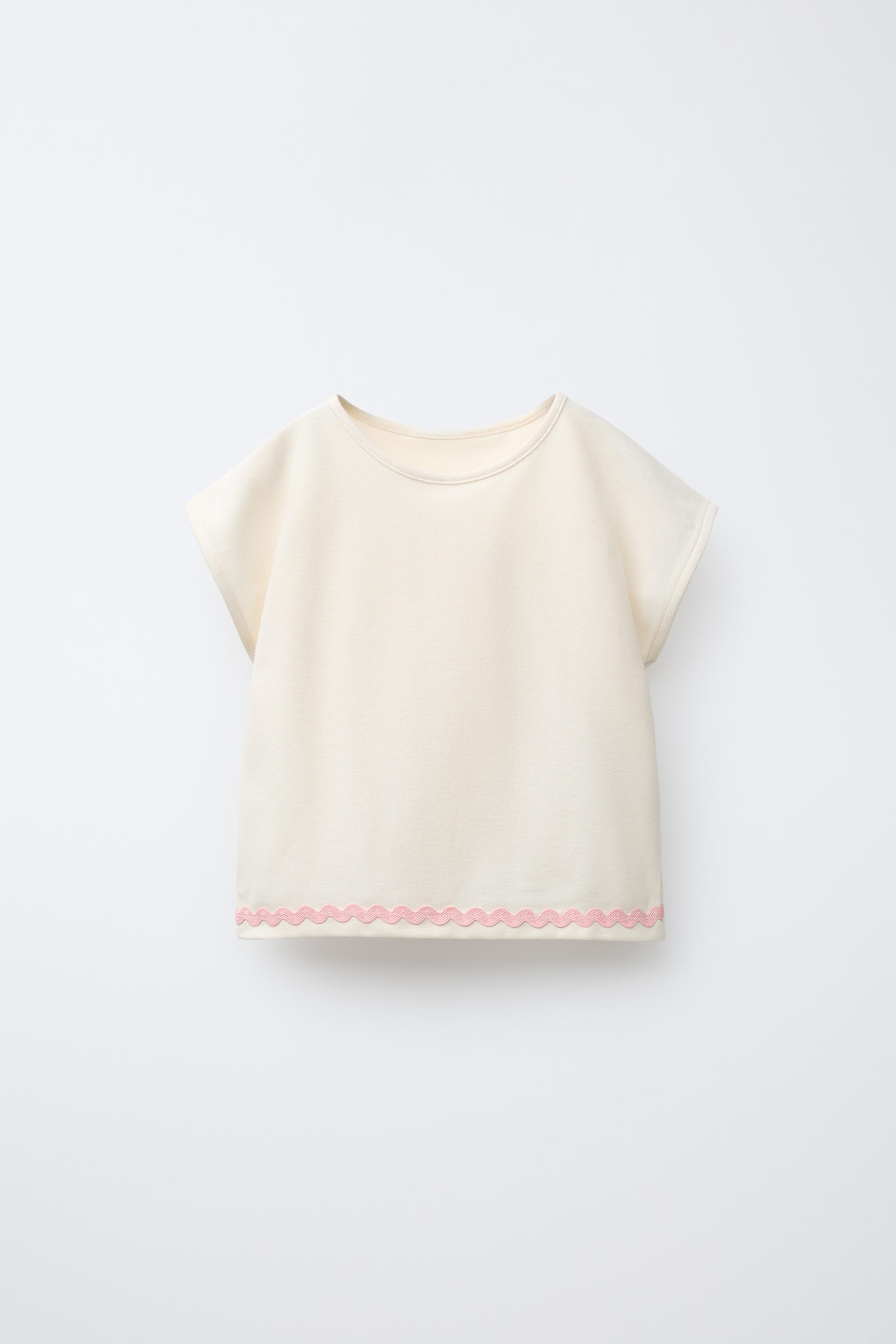 WAVY TRIM PIQUÉ T-SHIRT