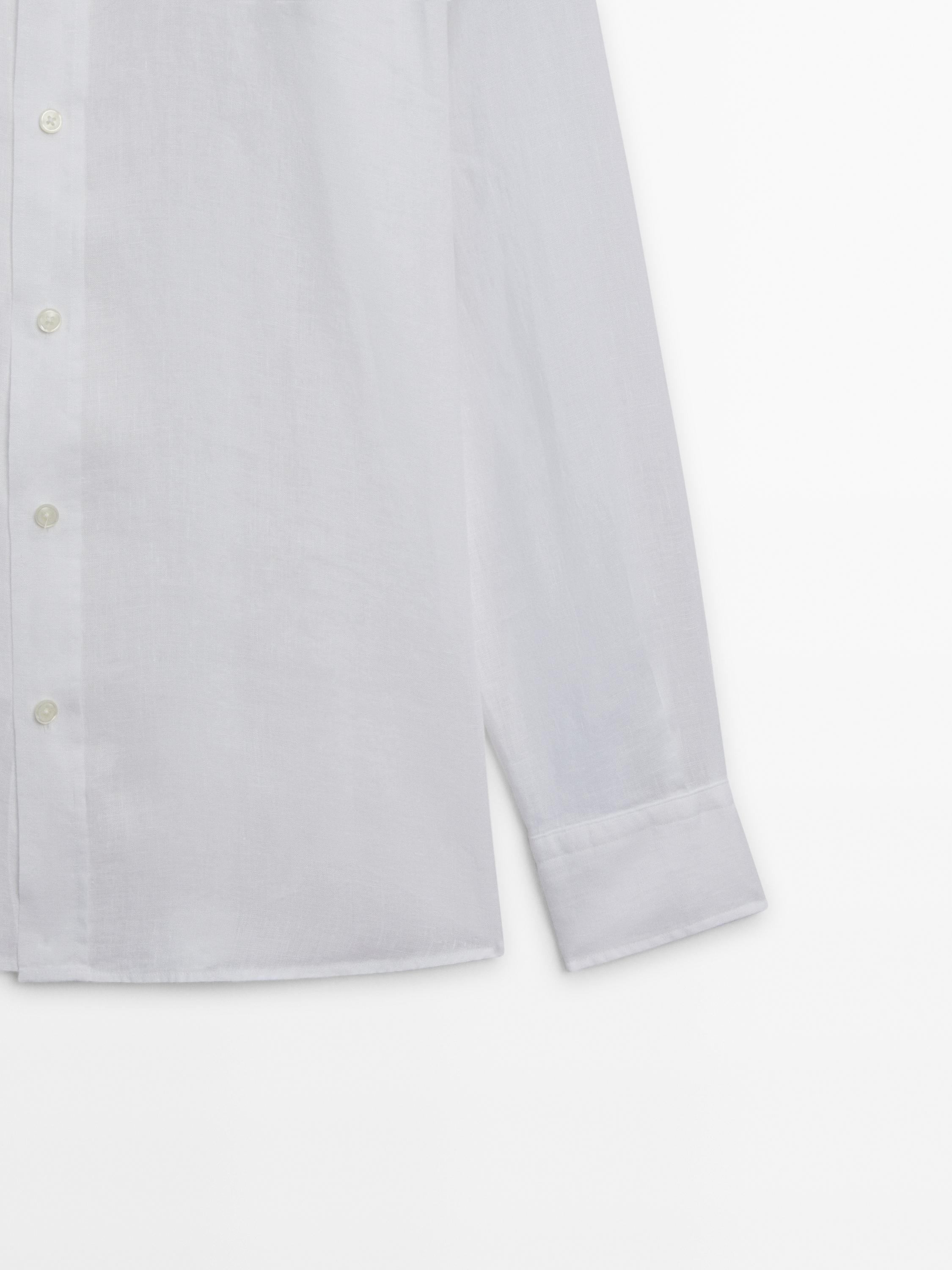 100% linen regular fit shirt