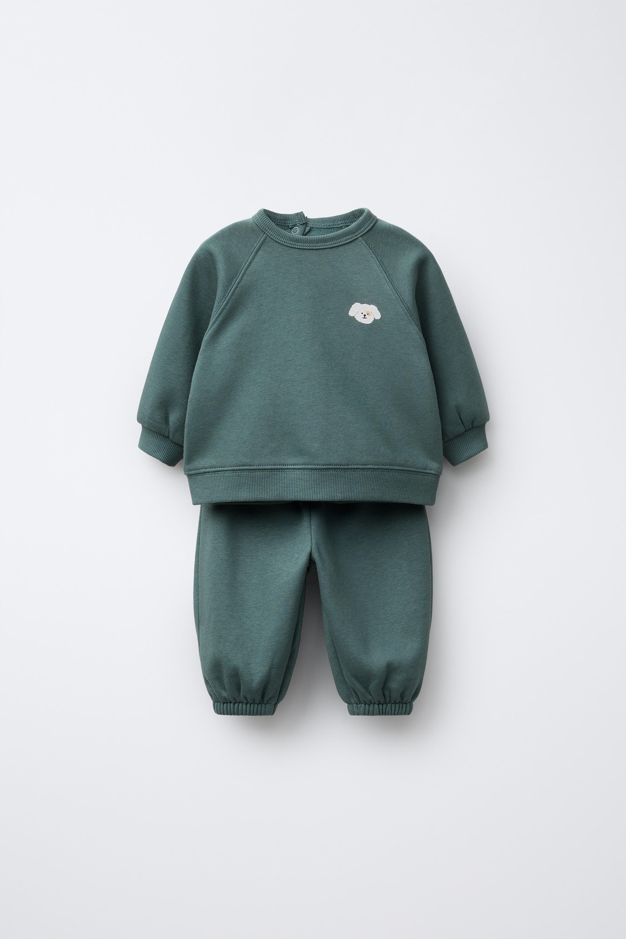 PRINT SWEATSHIRT AND JOGGER SET