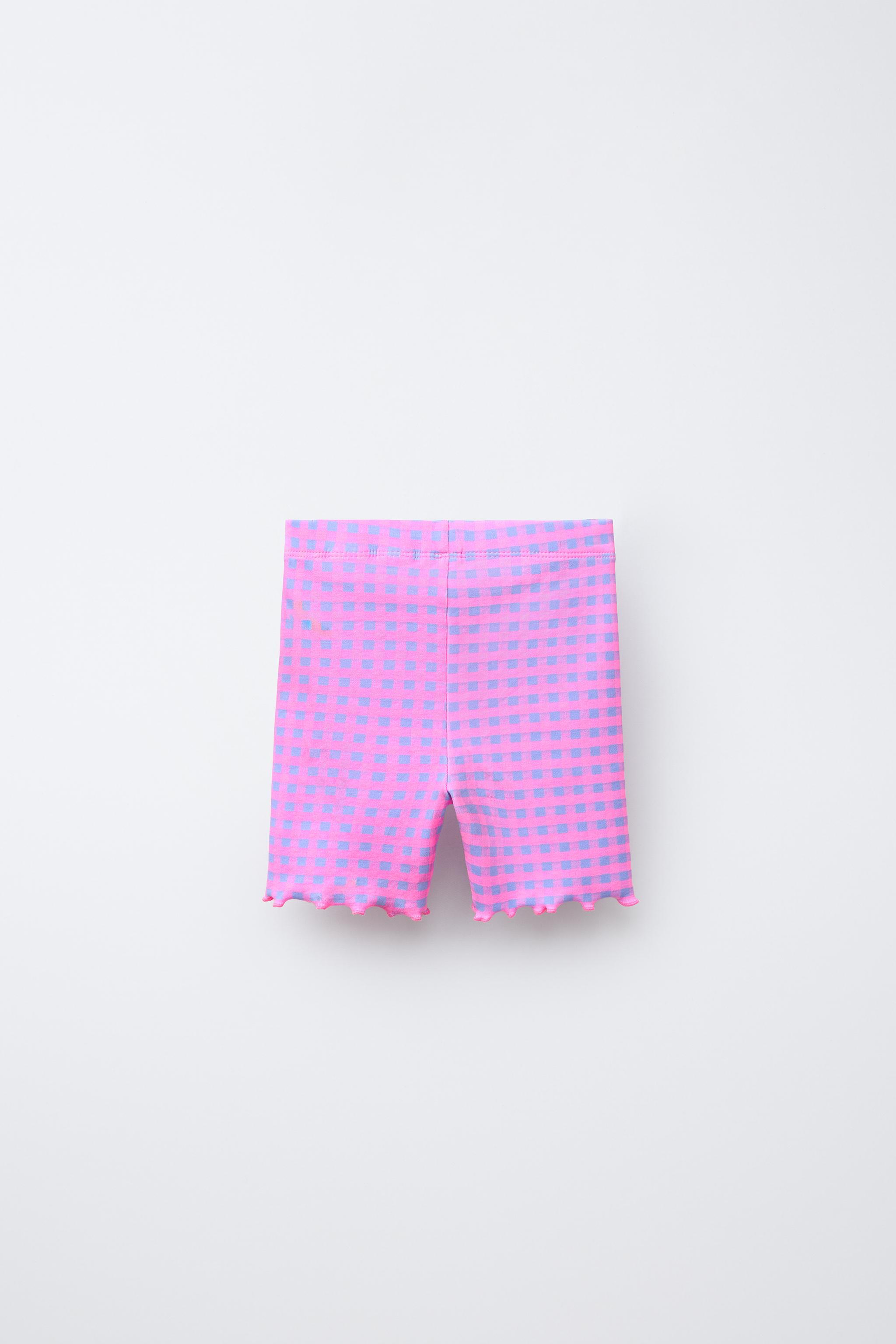 TWO-PACK PLAIN AND PRINTED CYCLING LEGGINGS