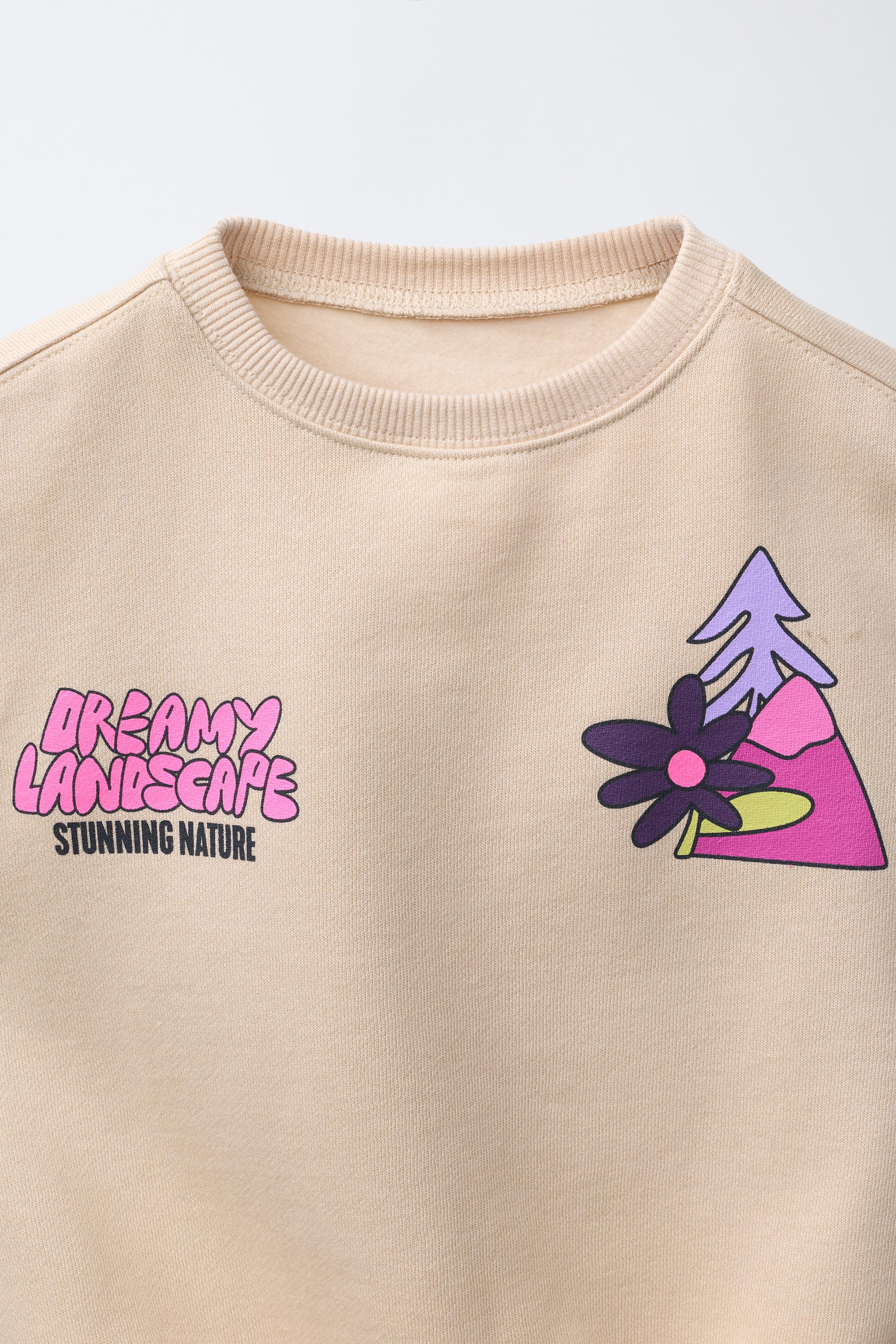 MOUNTAIN PRINT SWEATSHIRT