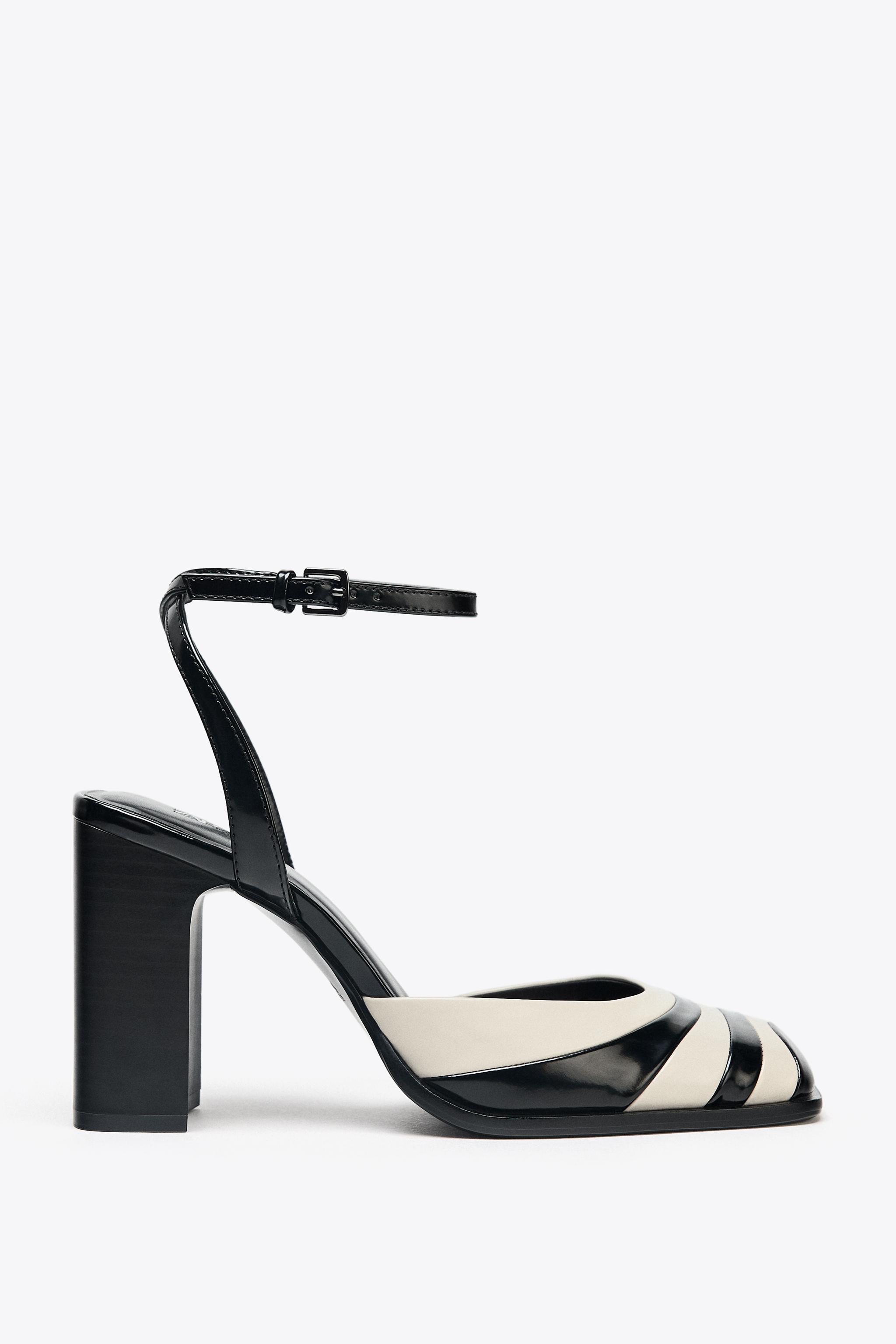 ANKLE STRAP HEELED SHOES