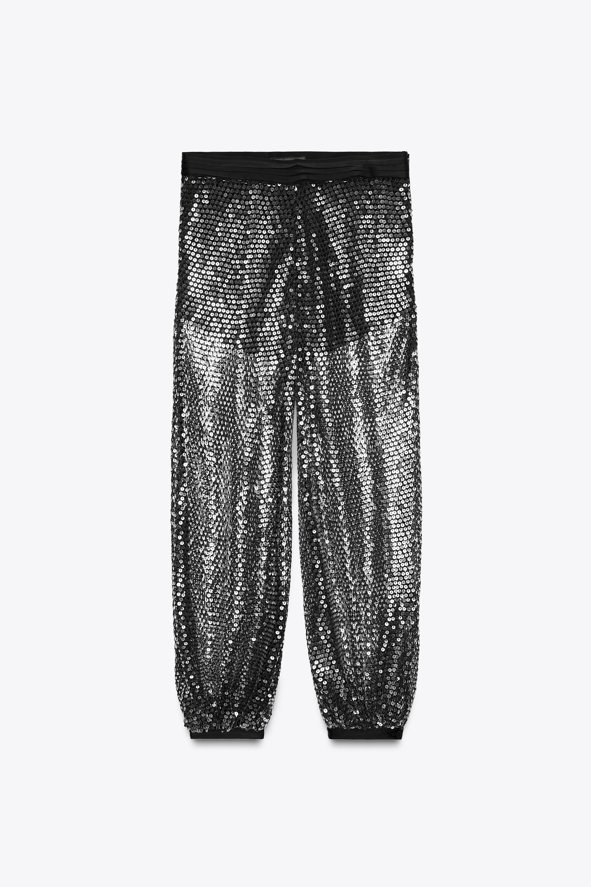 ZW COLLECTION SEQUIN BALLOON PANTS