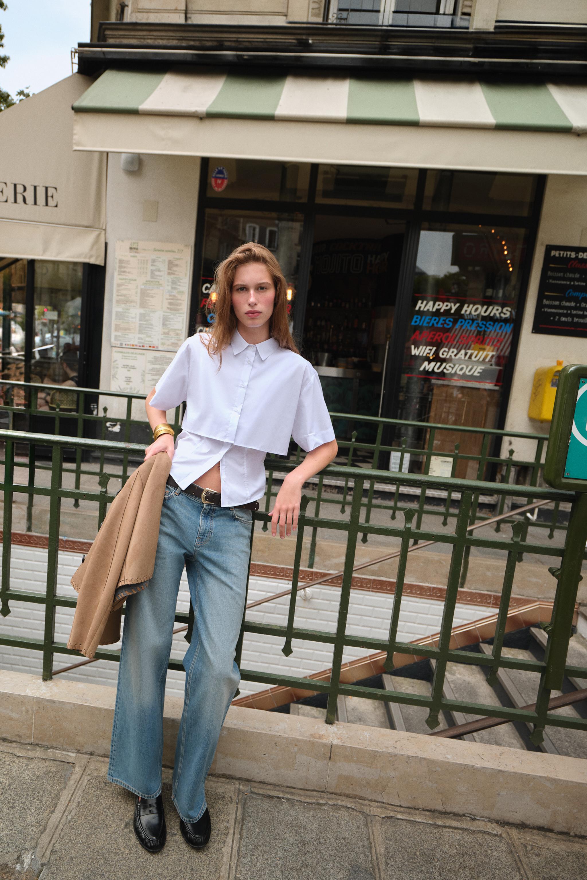 Z1975 MID-RISE STRAIGHT BELTED JEANS