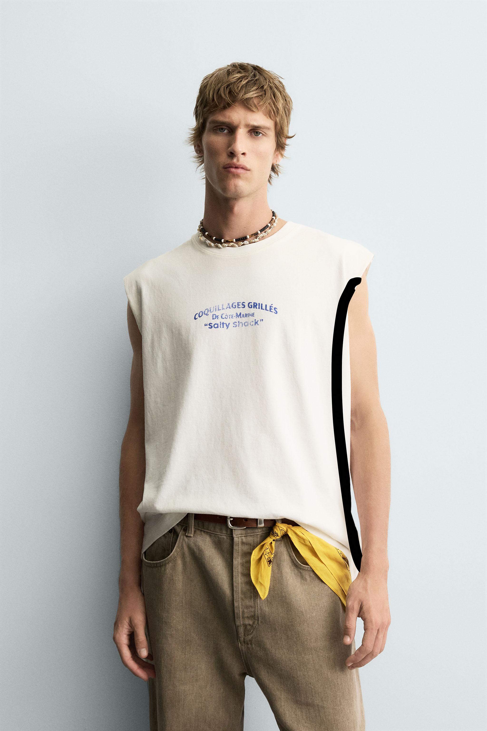 WASHED PRINT TANK TOP