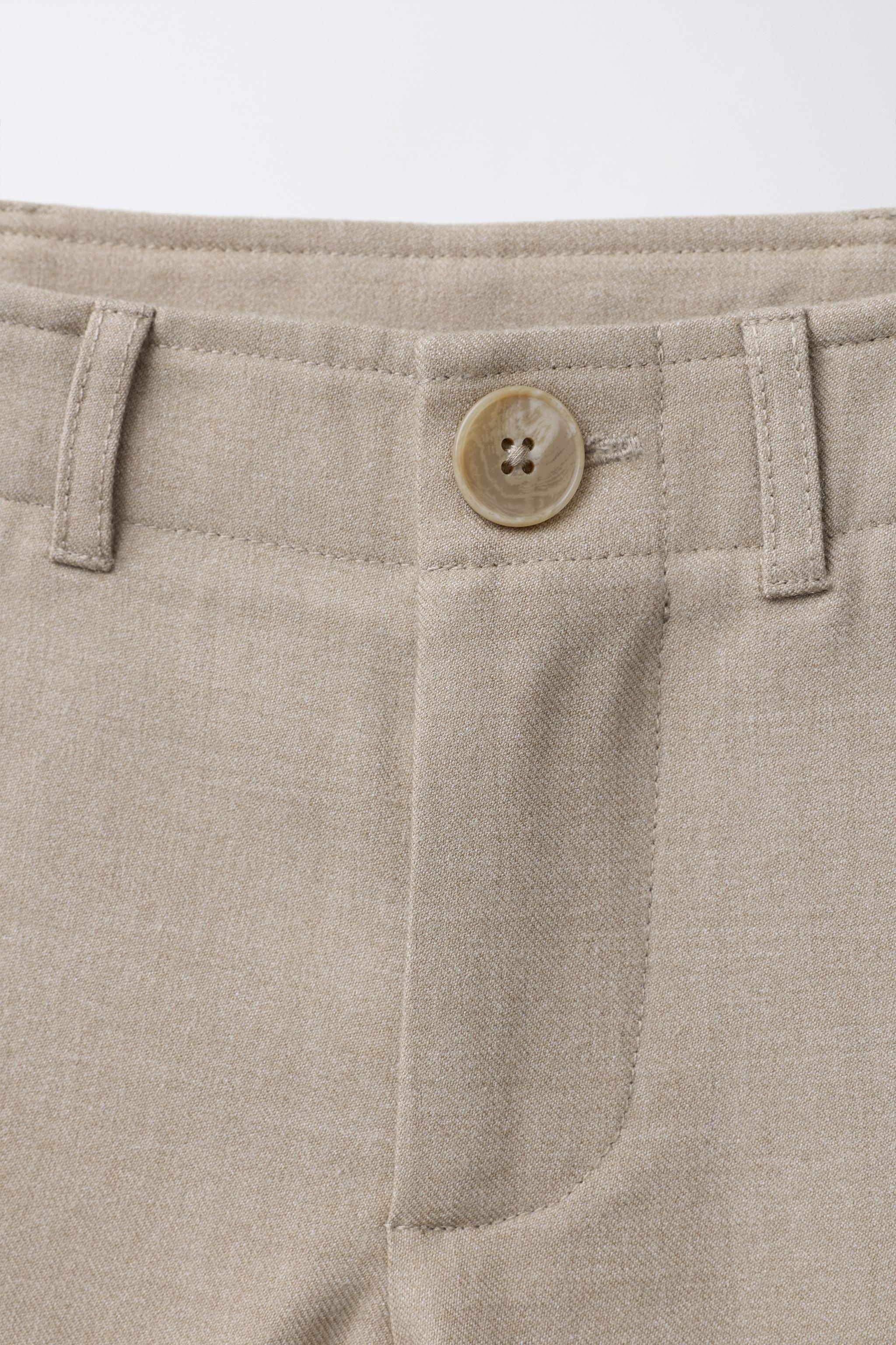 BUTTON TAILORED PANTS