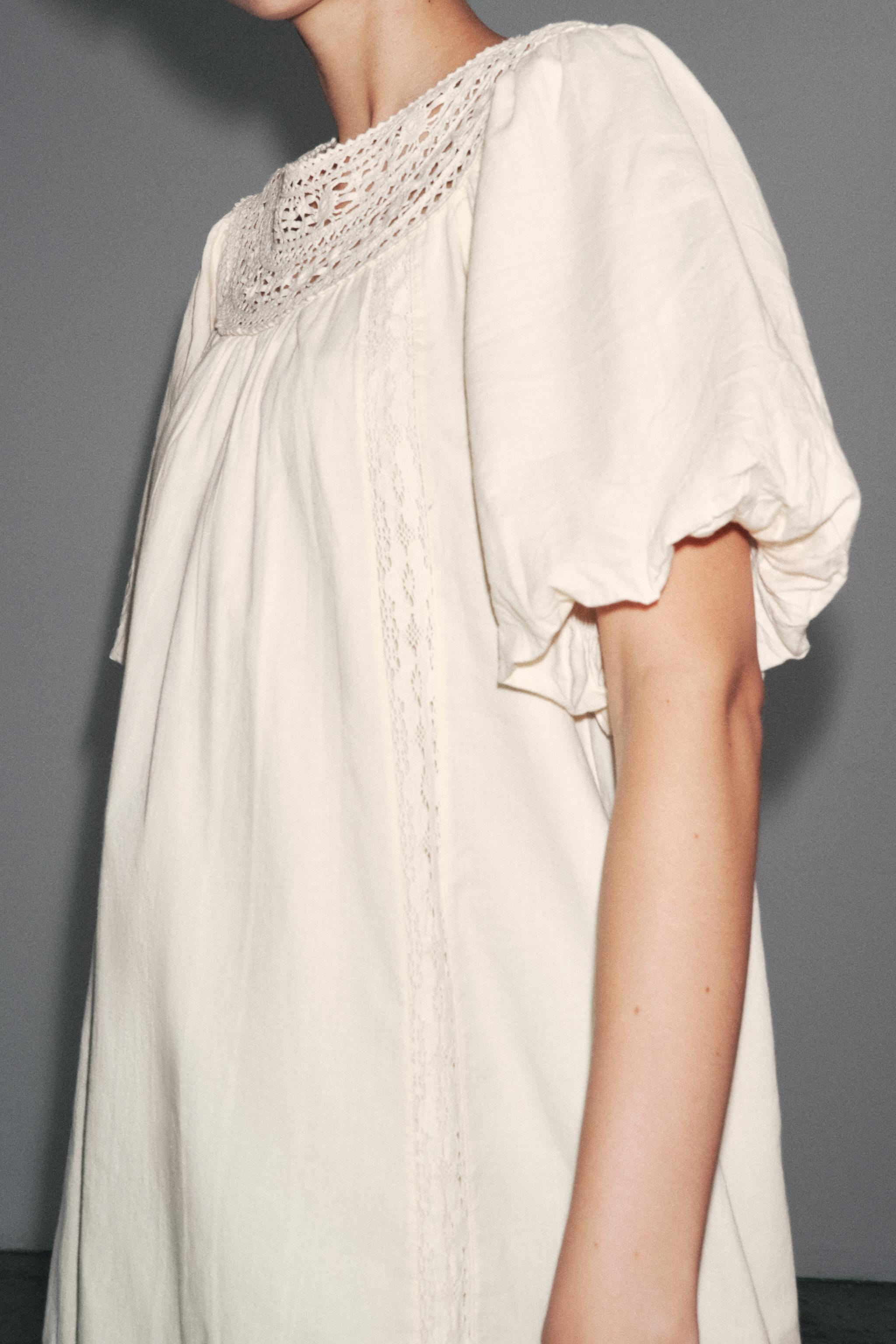 ZW COLLECTION EMBROIDERED SHORT DRESS