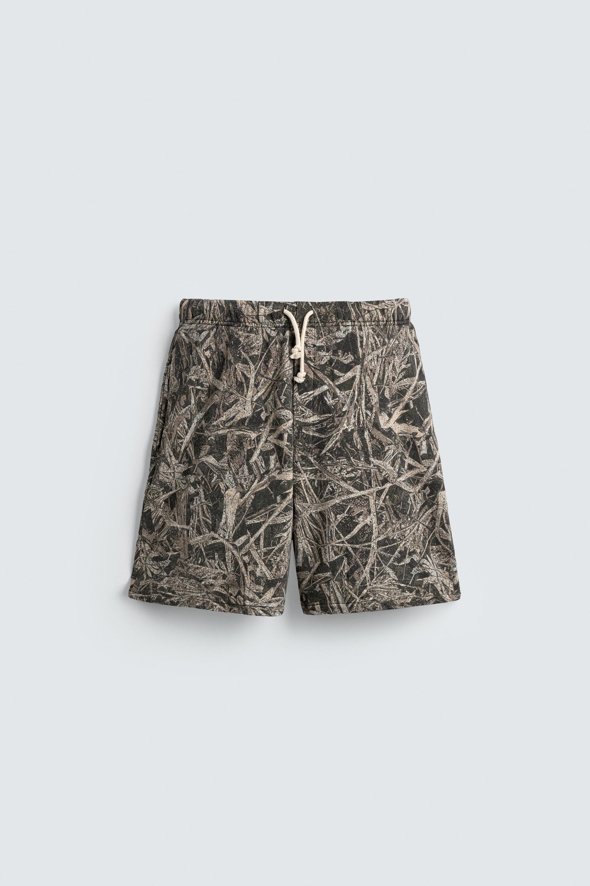 ABSTRACT PRINT SHORTS