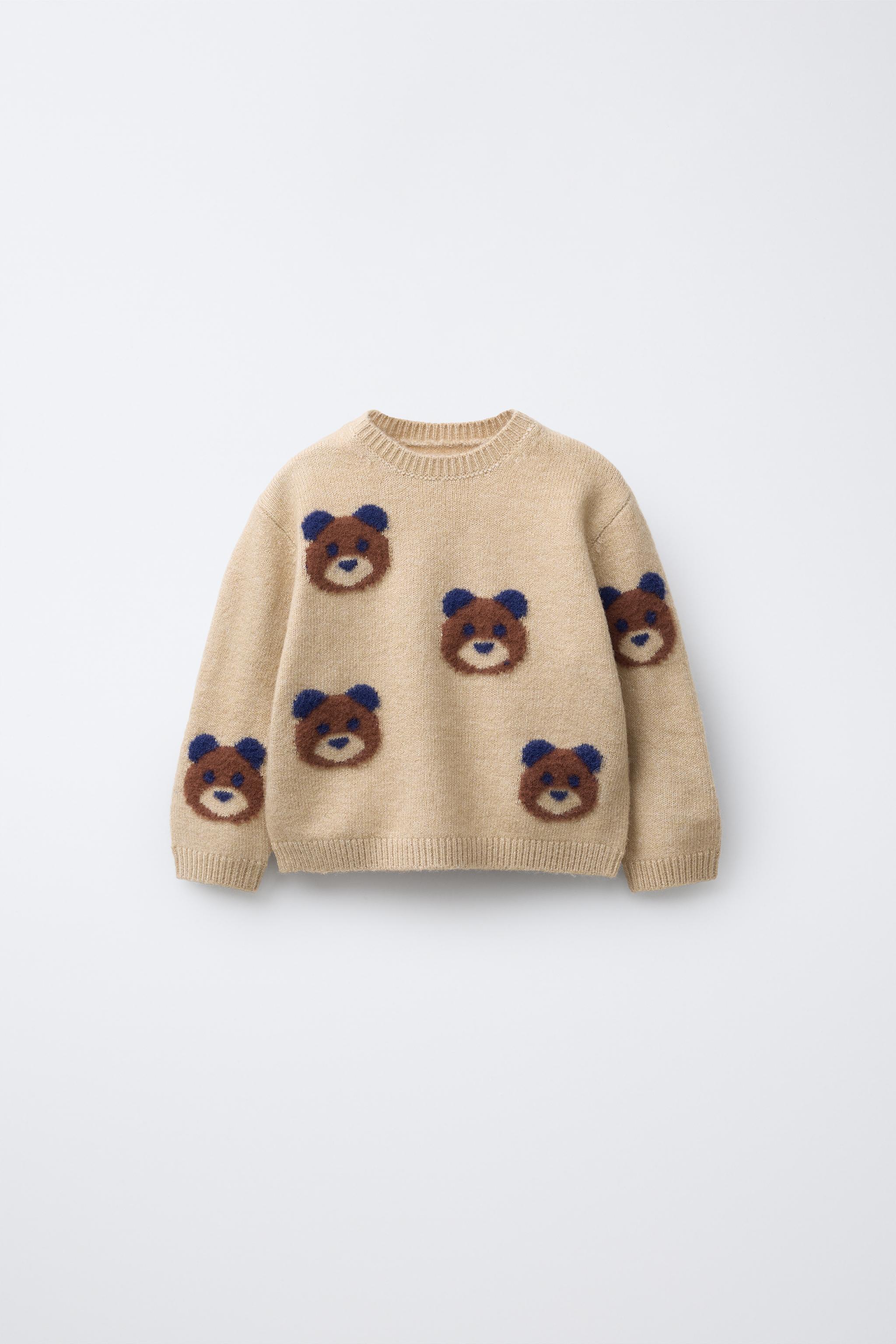 TEDDY BEAR KNIT SWEATER