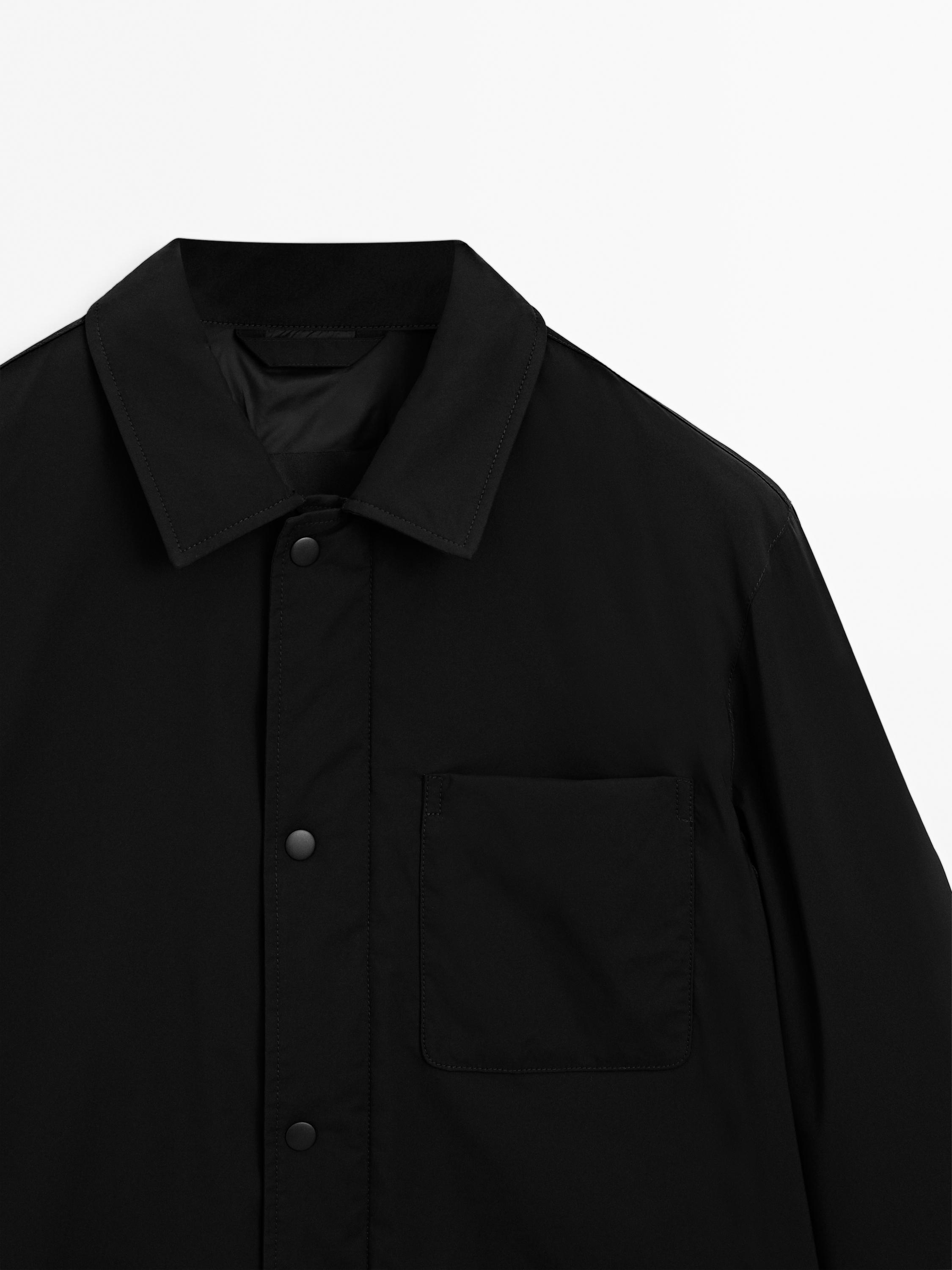 Water-repellent technical jacket