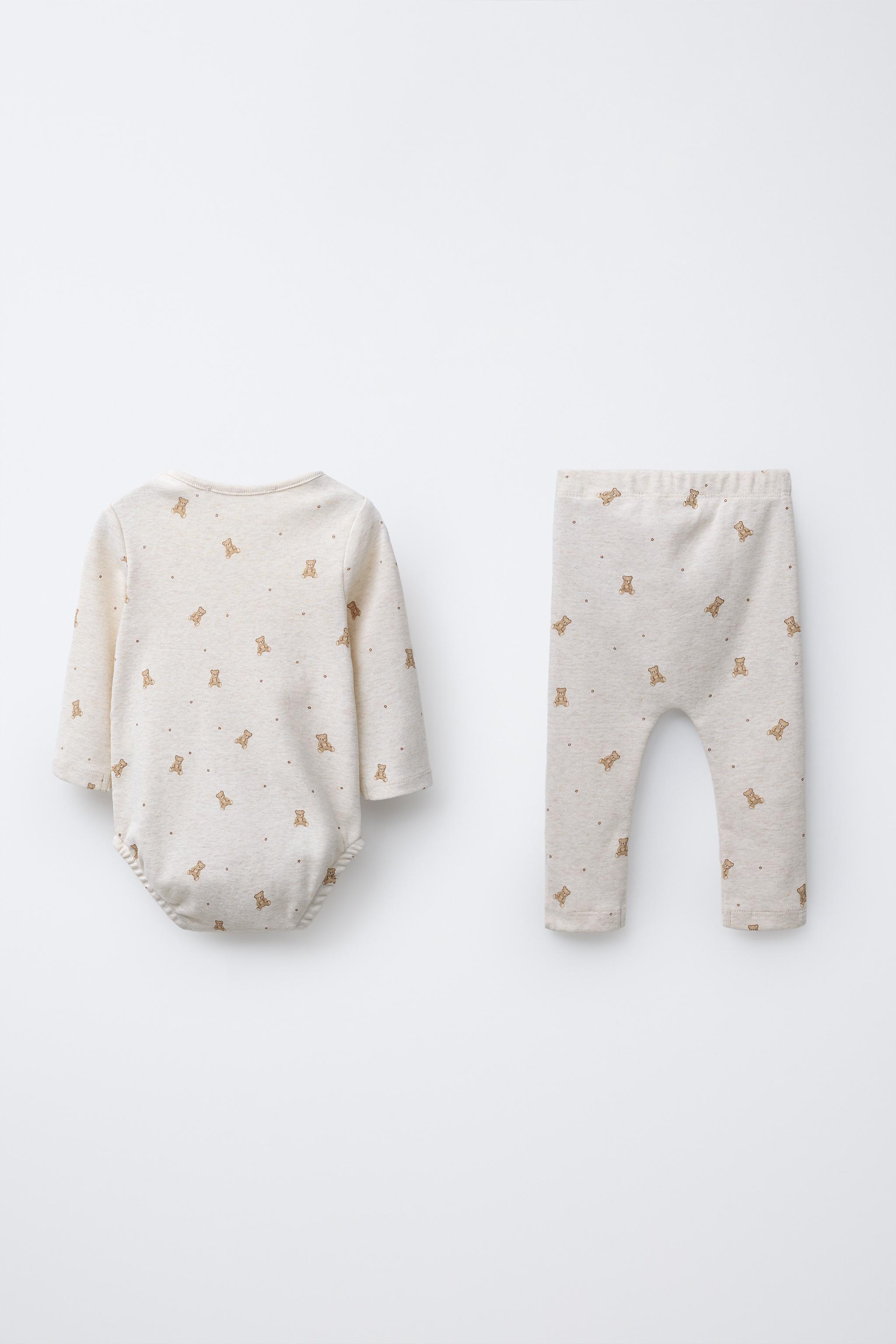 BEAR BODYSUIT AND LEGGINGS SET