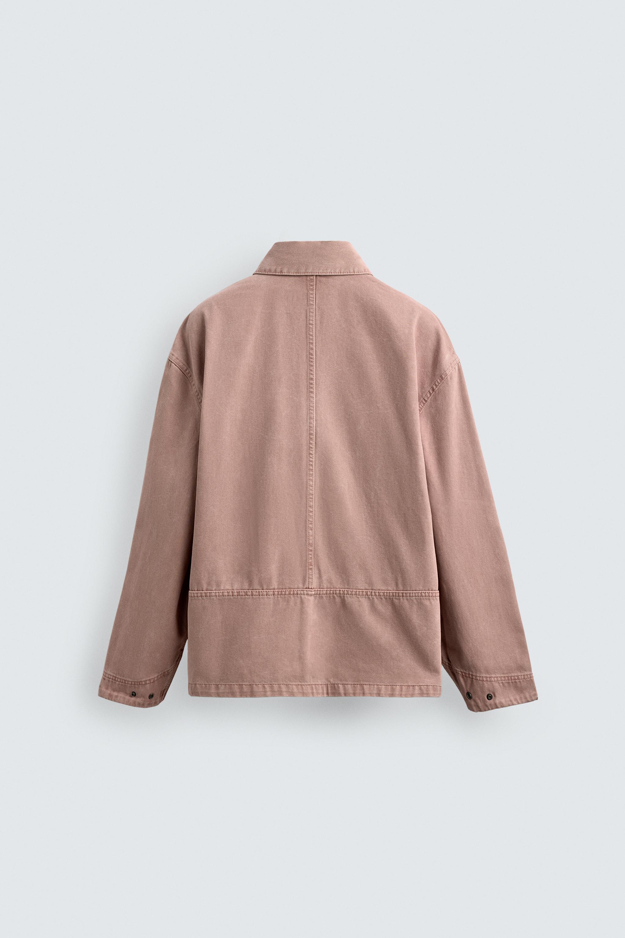 WASHED TEXTURED OVERSHIRT