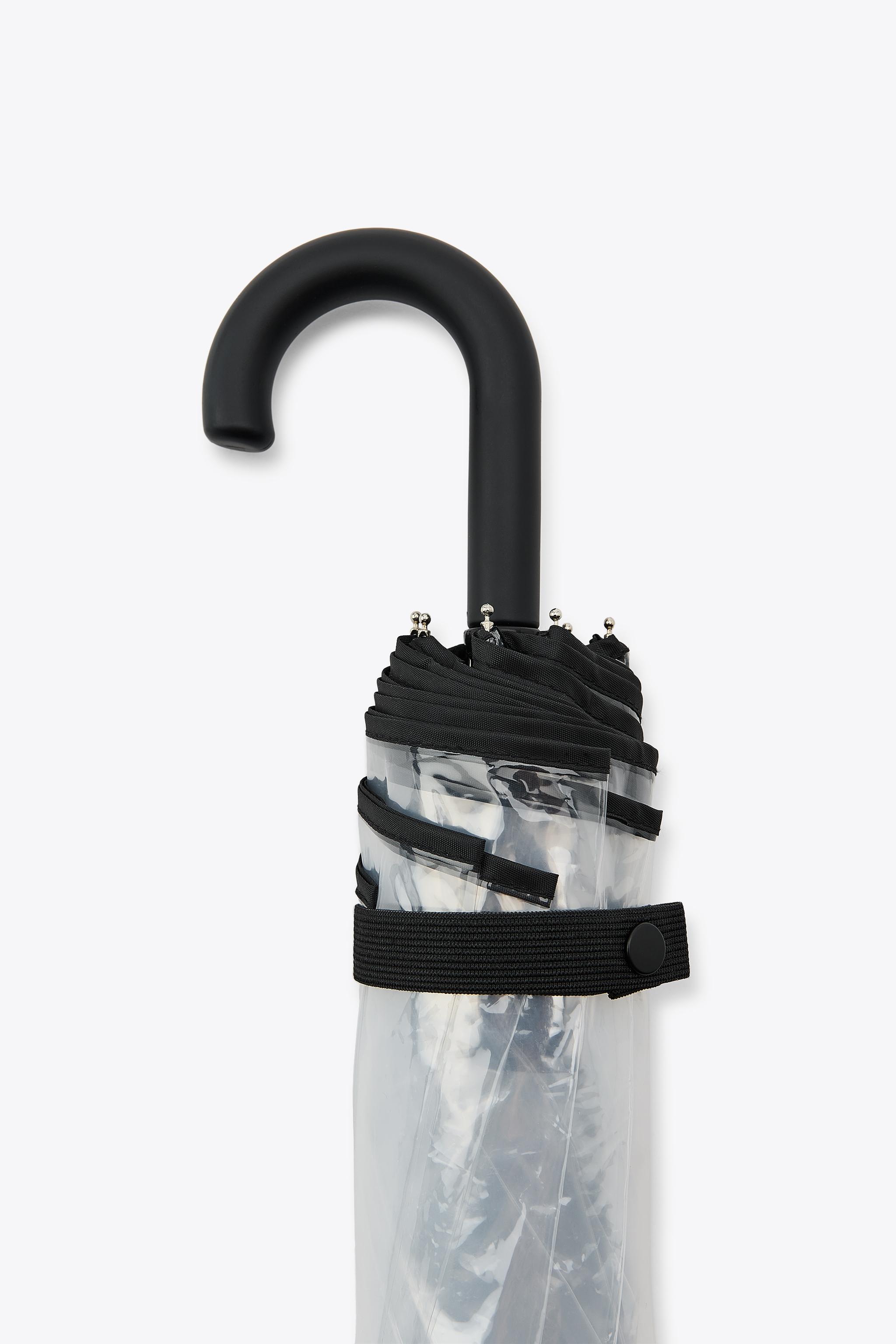 CLEAR FOLDABLE UMBRELLA