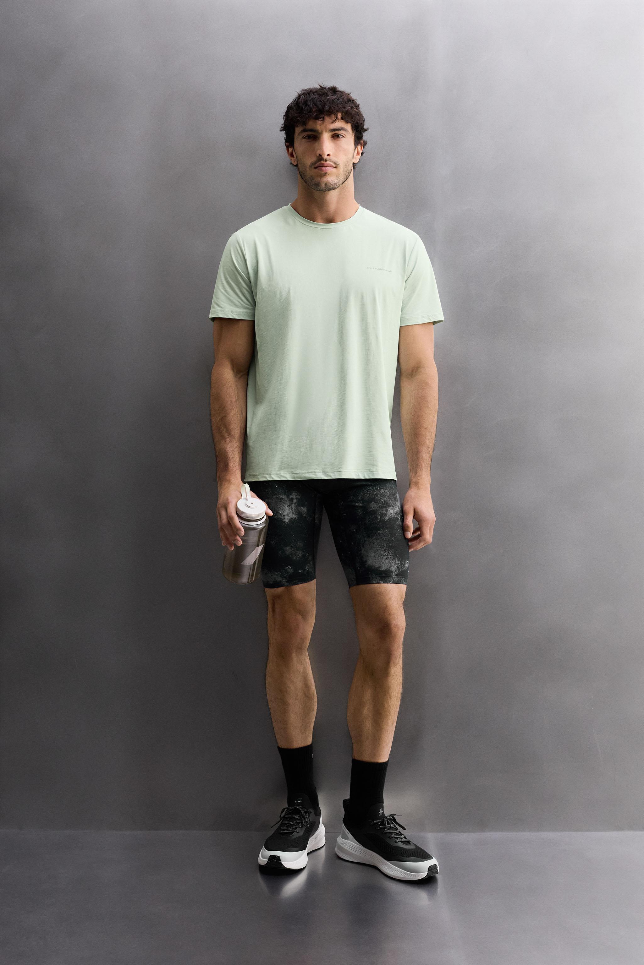 ABSTRACT PRINT RUNNING LEGGINGS