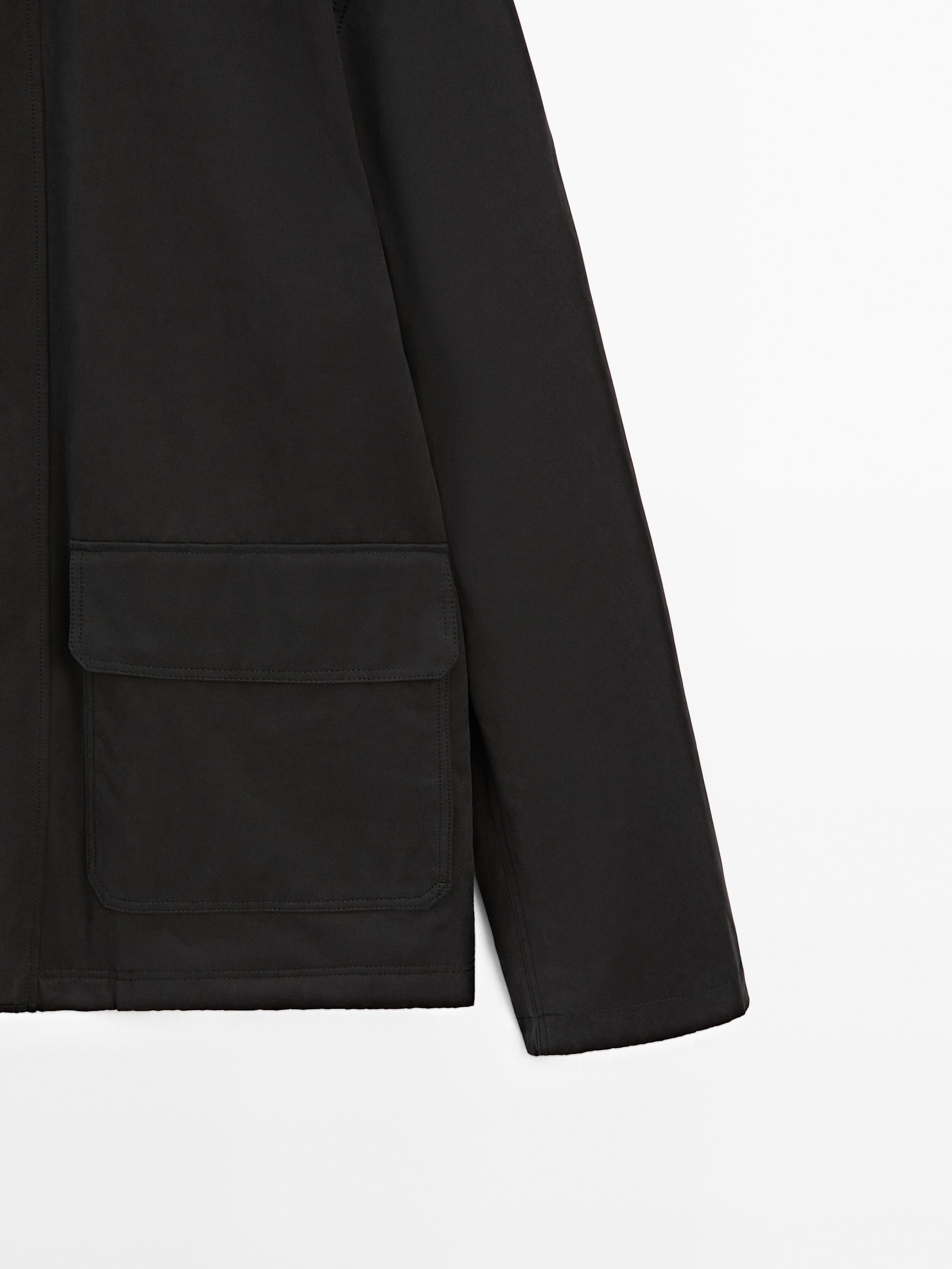 Water-repellent toggle jacket