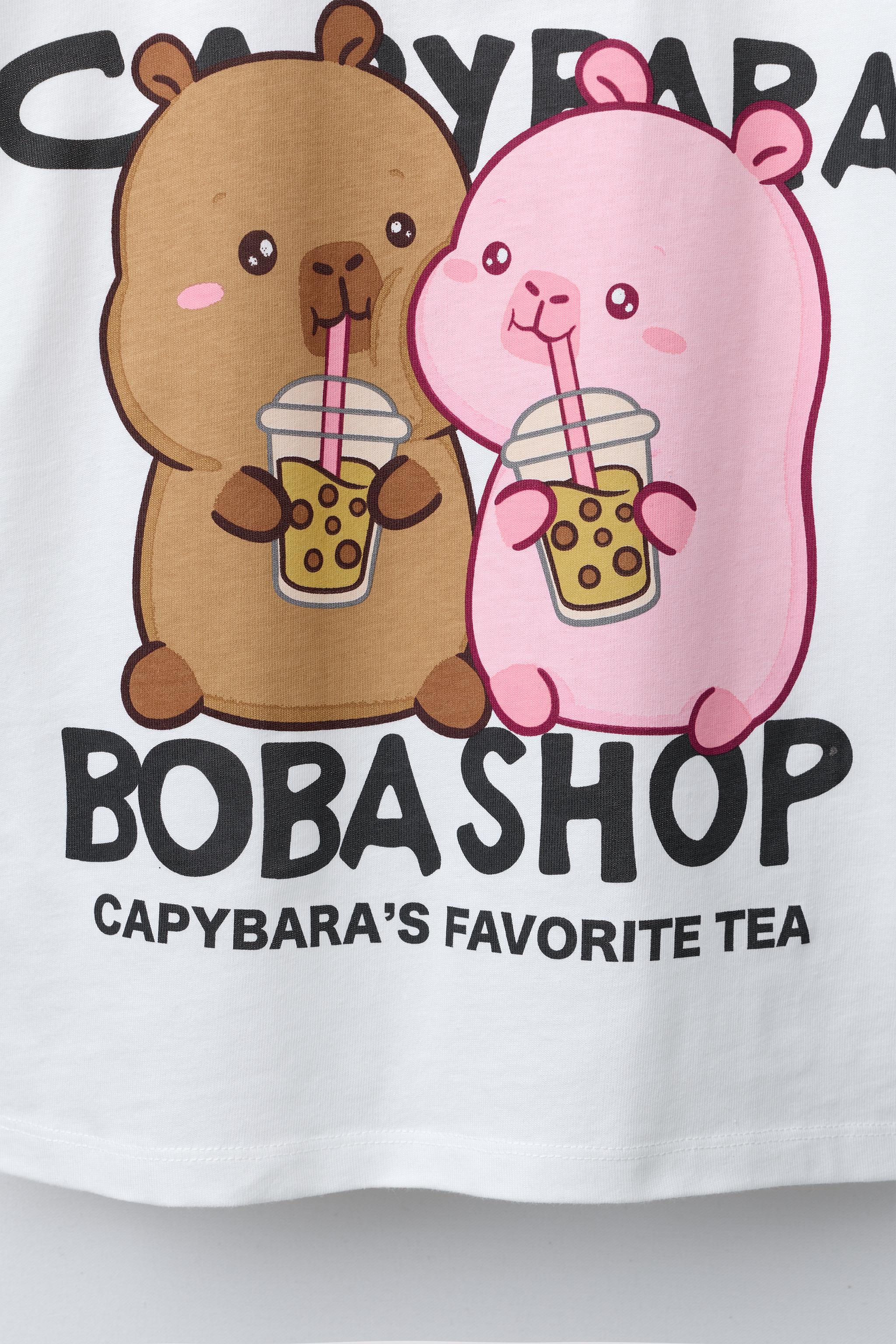CAPYBARA CAPYFUN © PRINTED T-SHIRT