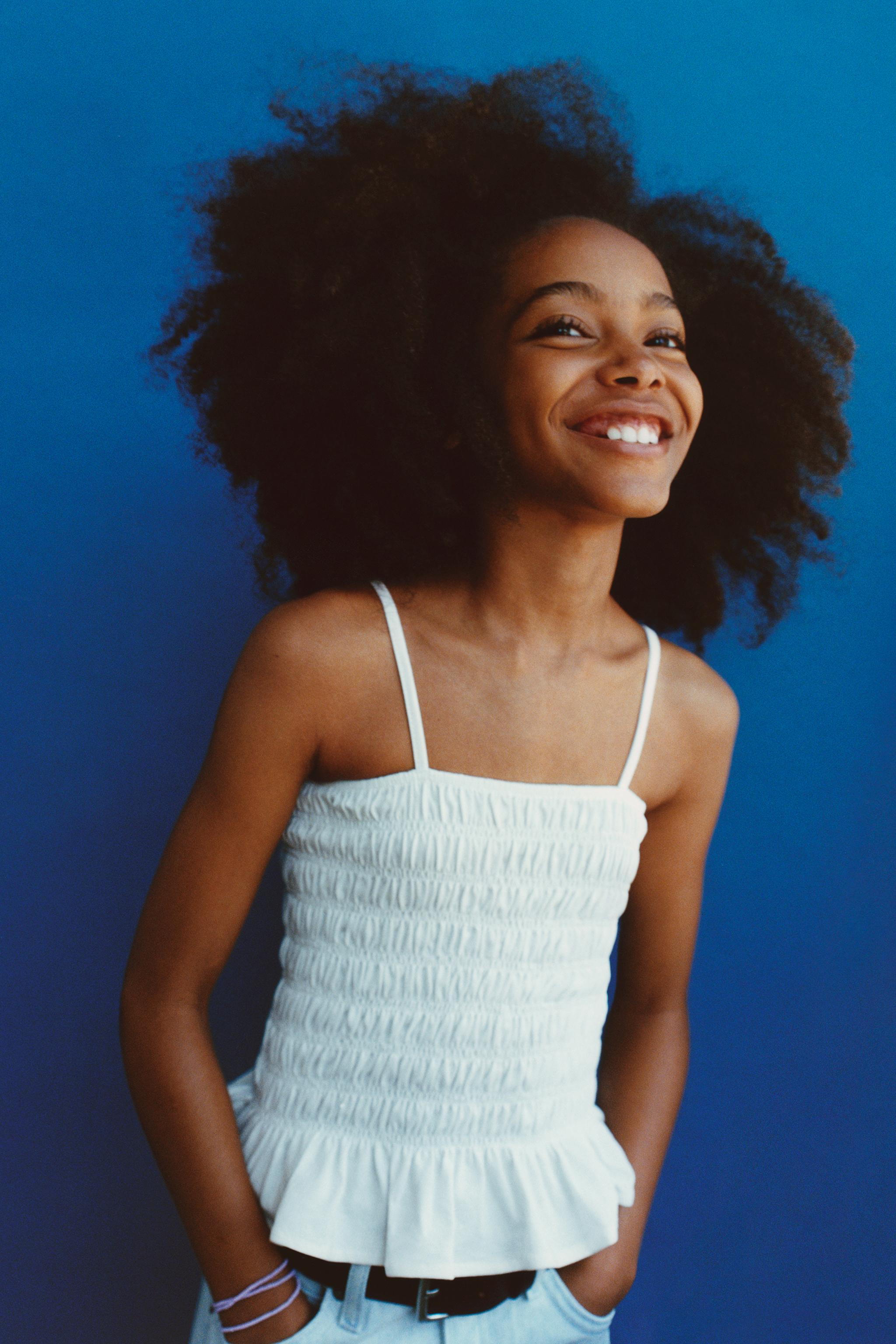 ELASTIC STRAP T-SHIRT