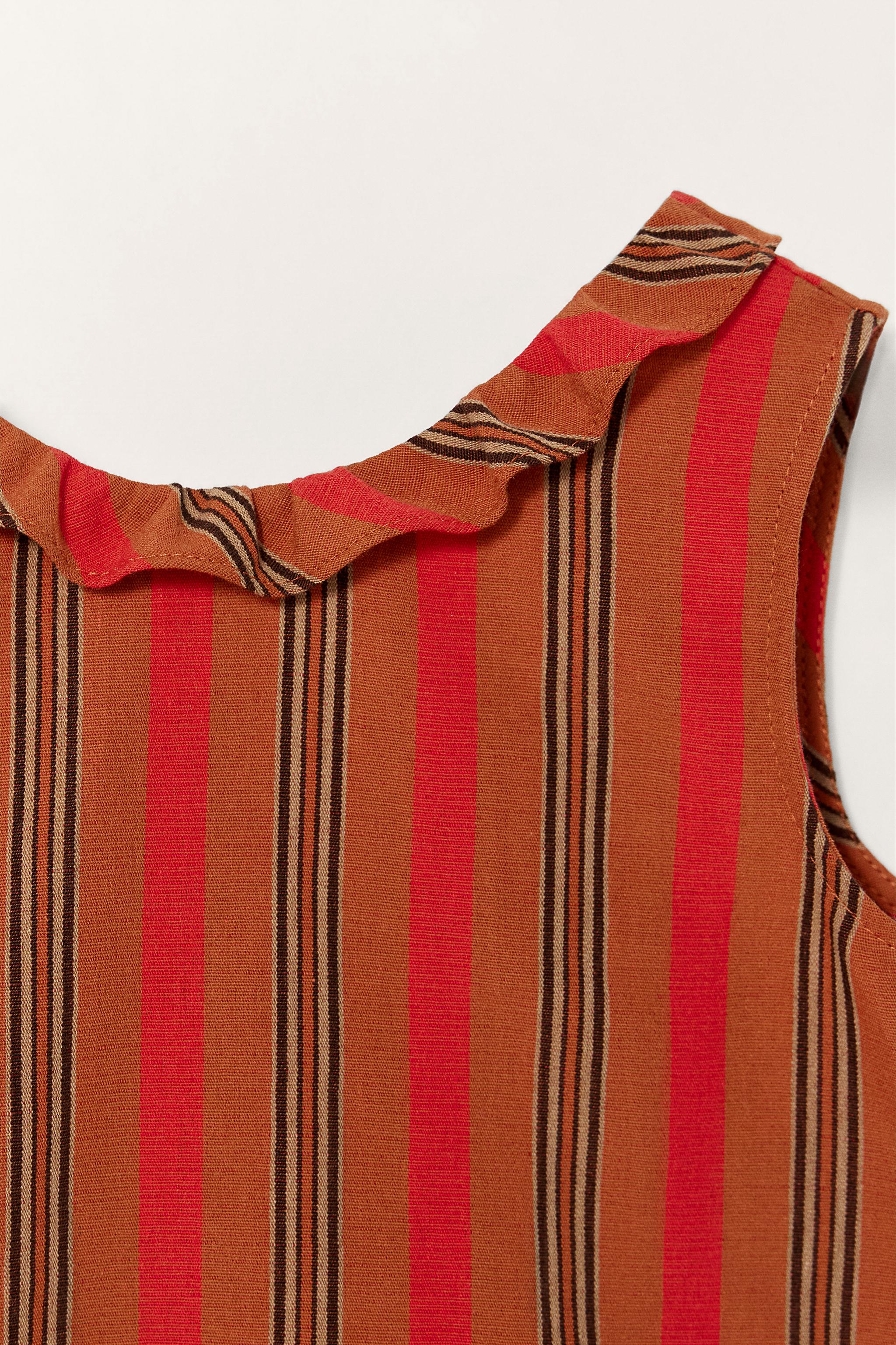 LIMITED EDITION RUFFLED STRIPED TOP