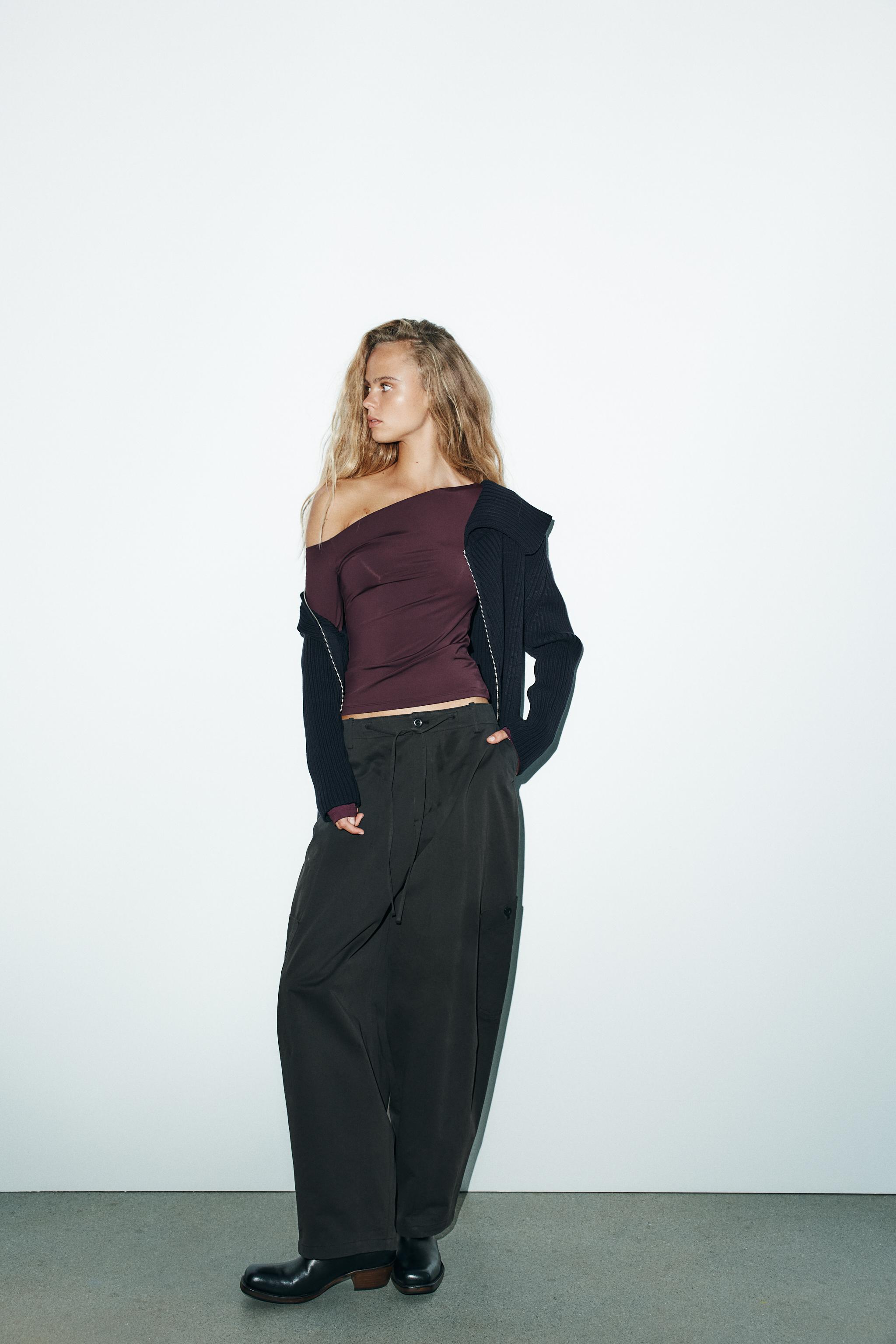 ASYMMETRIC POLYAMIDE T-SHIRT