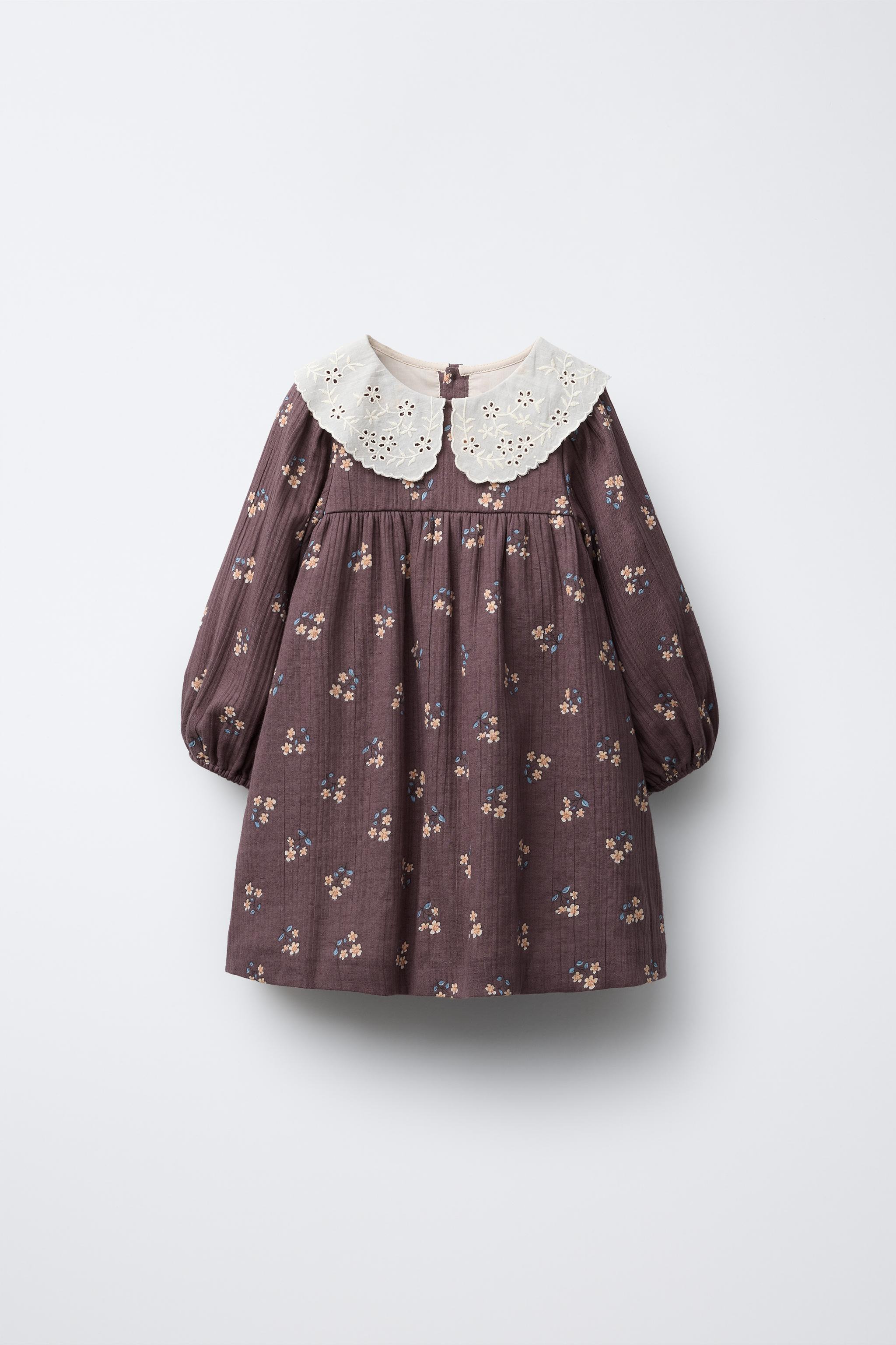 FLORAL PRINT TEXTURE DRESS