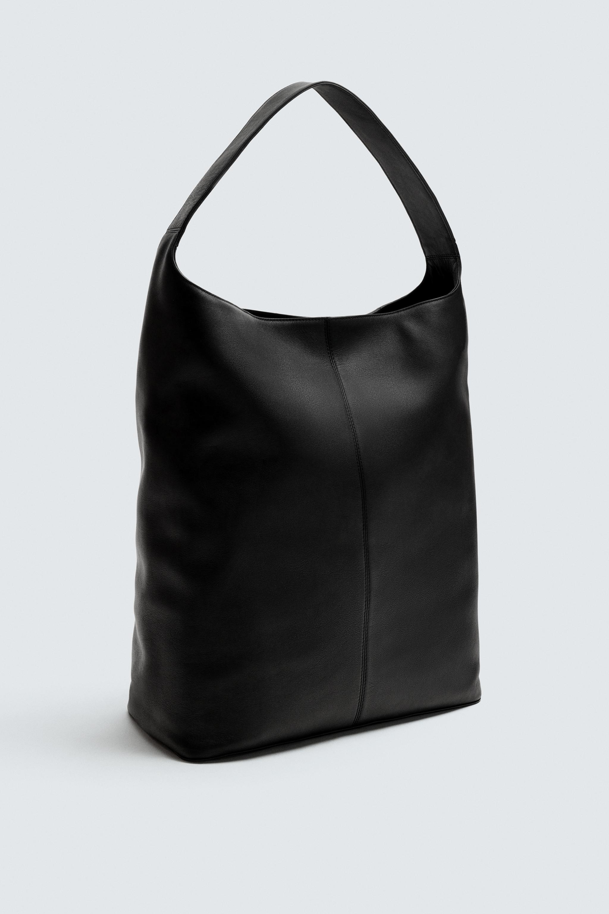 LEATHER SHOPPER BAG