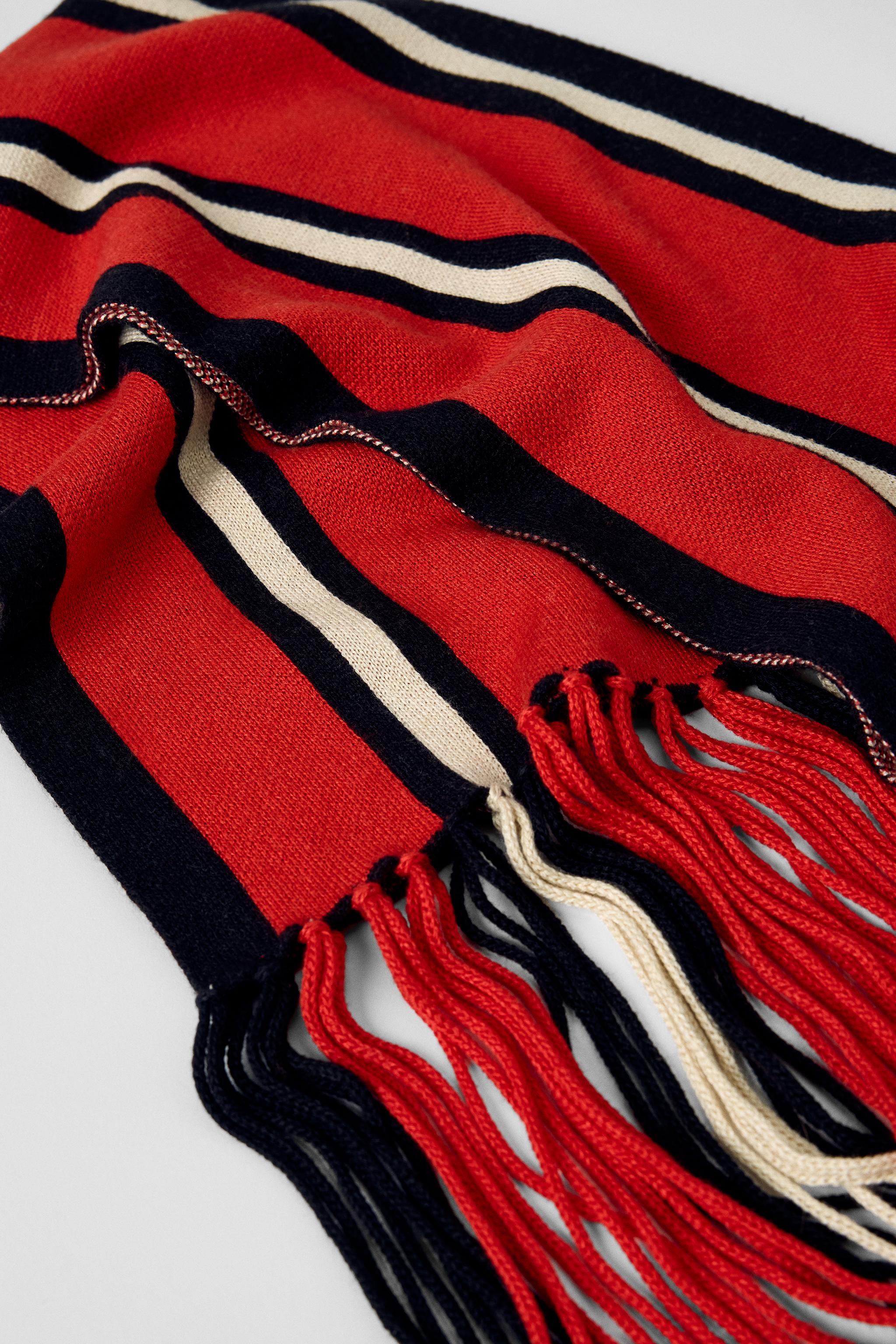 STRIPED SCARF BOBBY GILLESPIE X ZARA