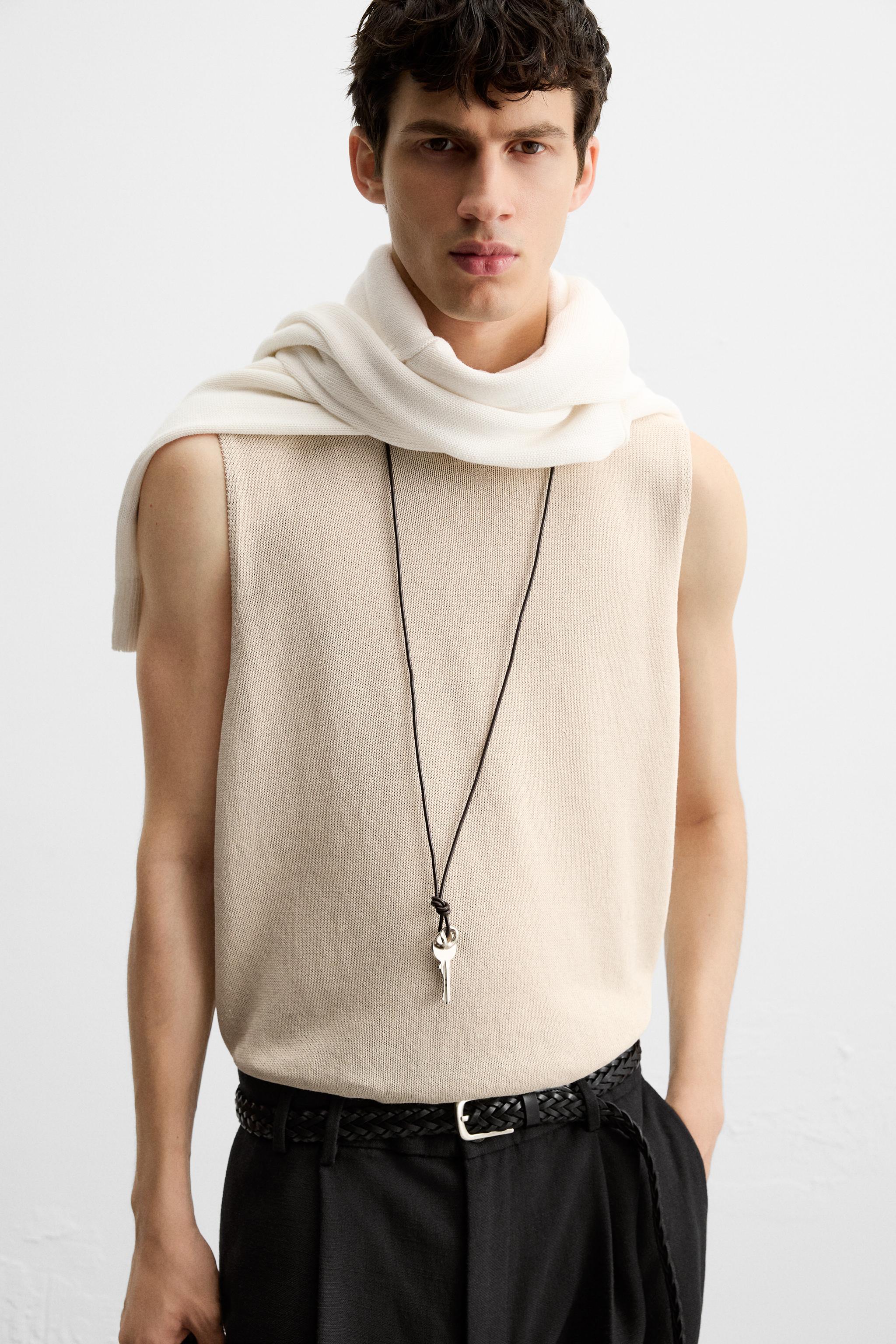 RELAXED FIT KNIT TANK TOP