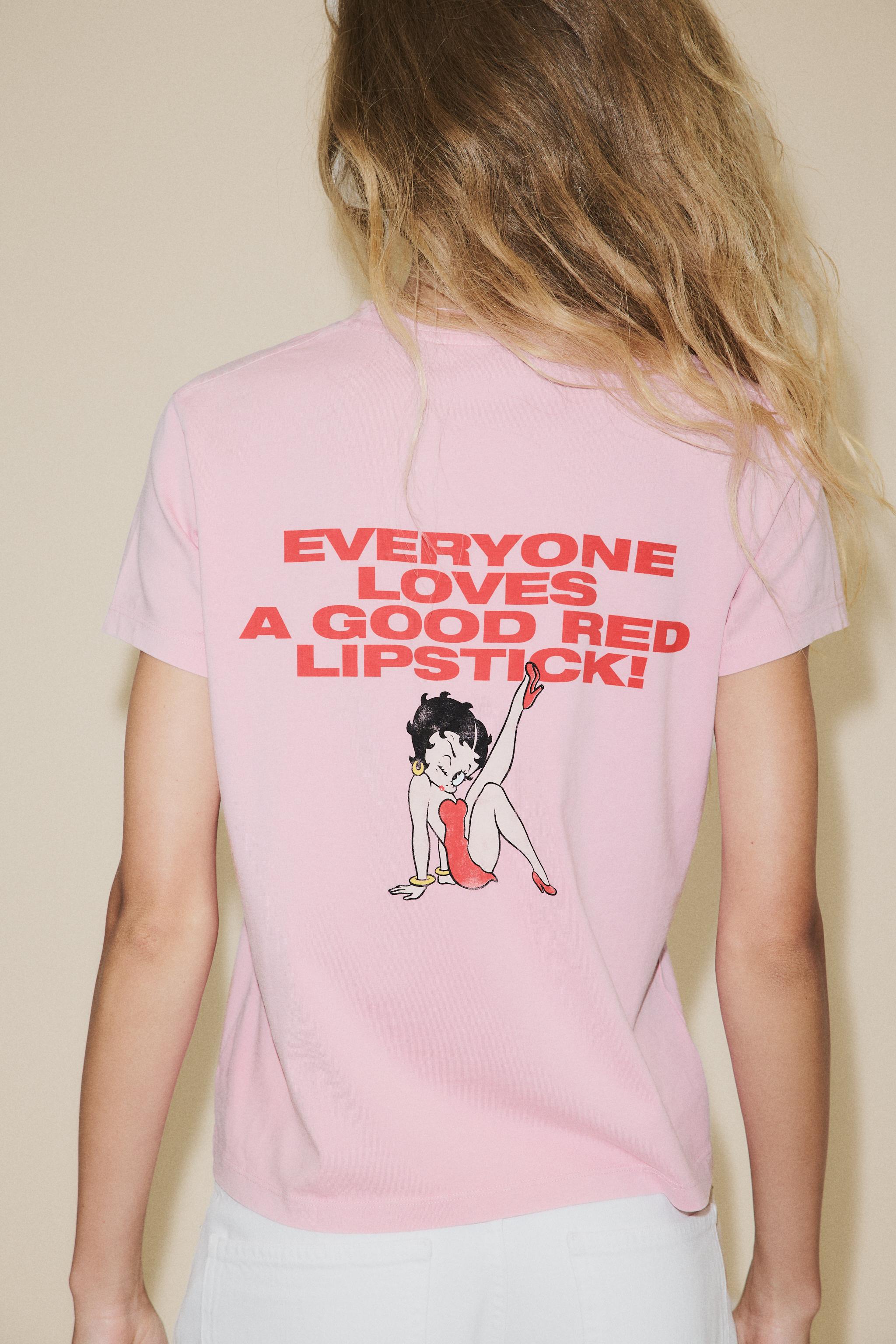 BETTY BOOP® WASHED EFFECT T-SHIRT