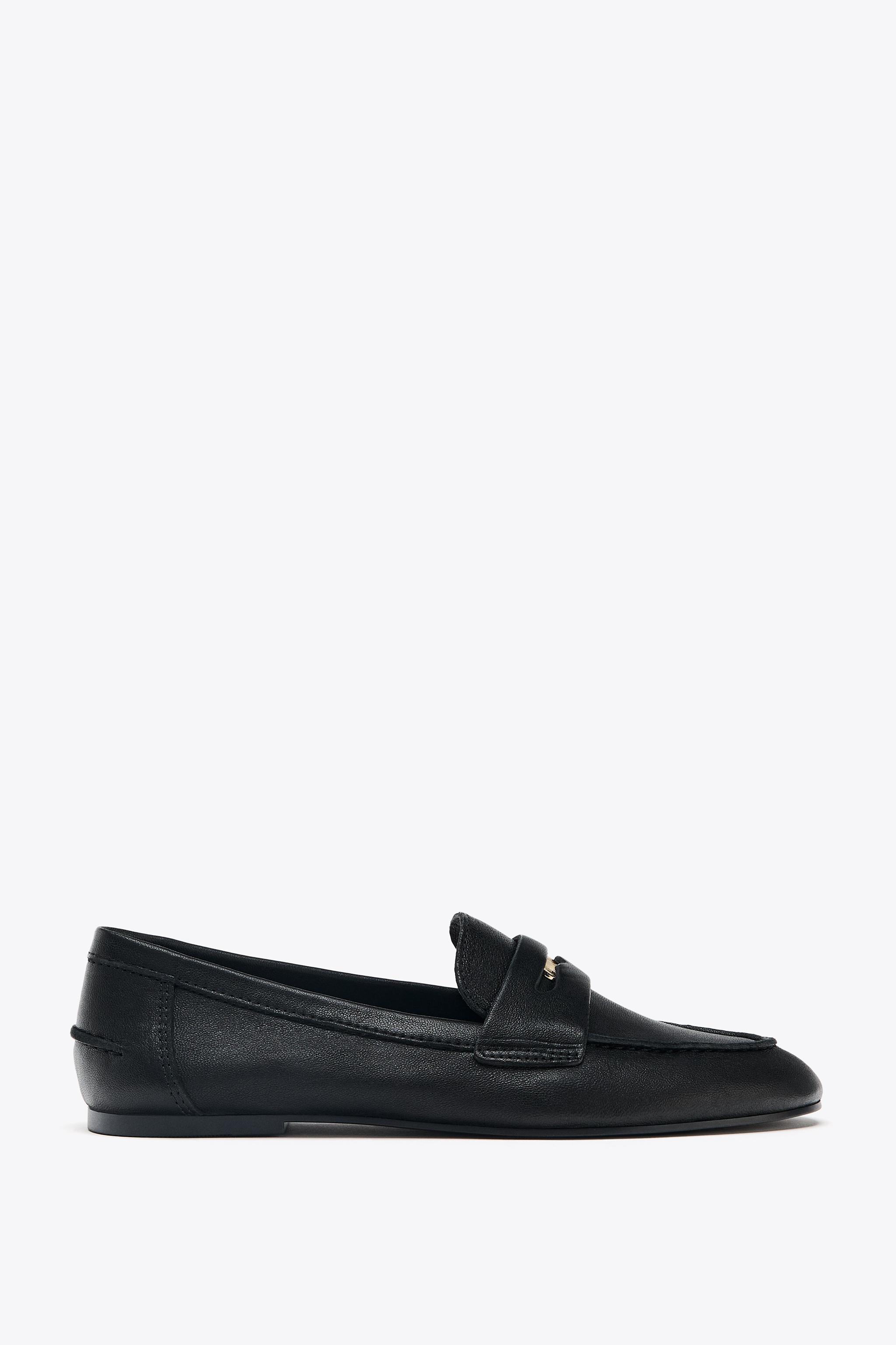 LEATHER PENNY LOAFERS