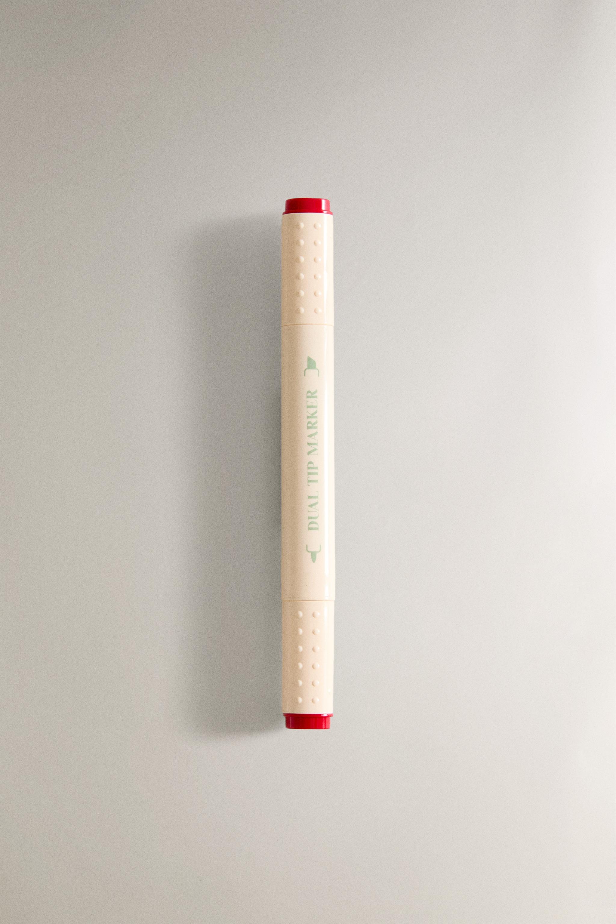 DOUBLE TIPPED MARKERS (SET OF 12)