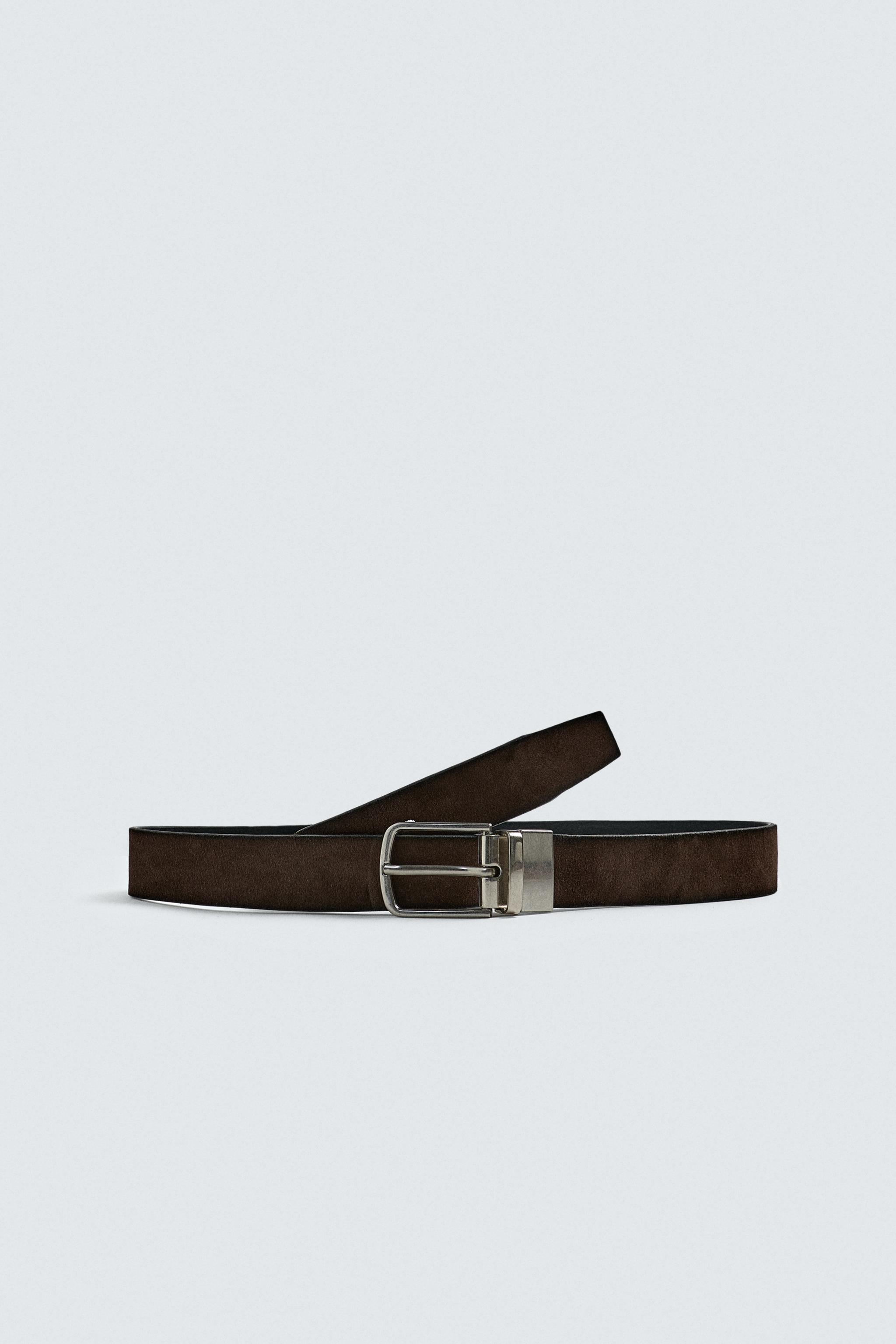 REVERSIBLE SUEDE LEATHER BELT