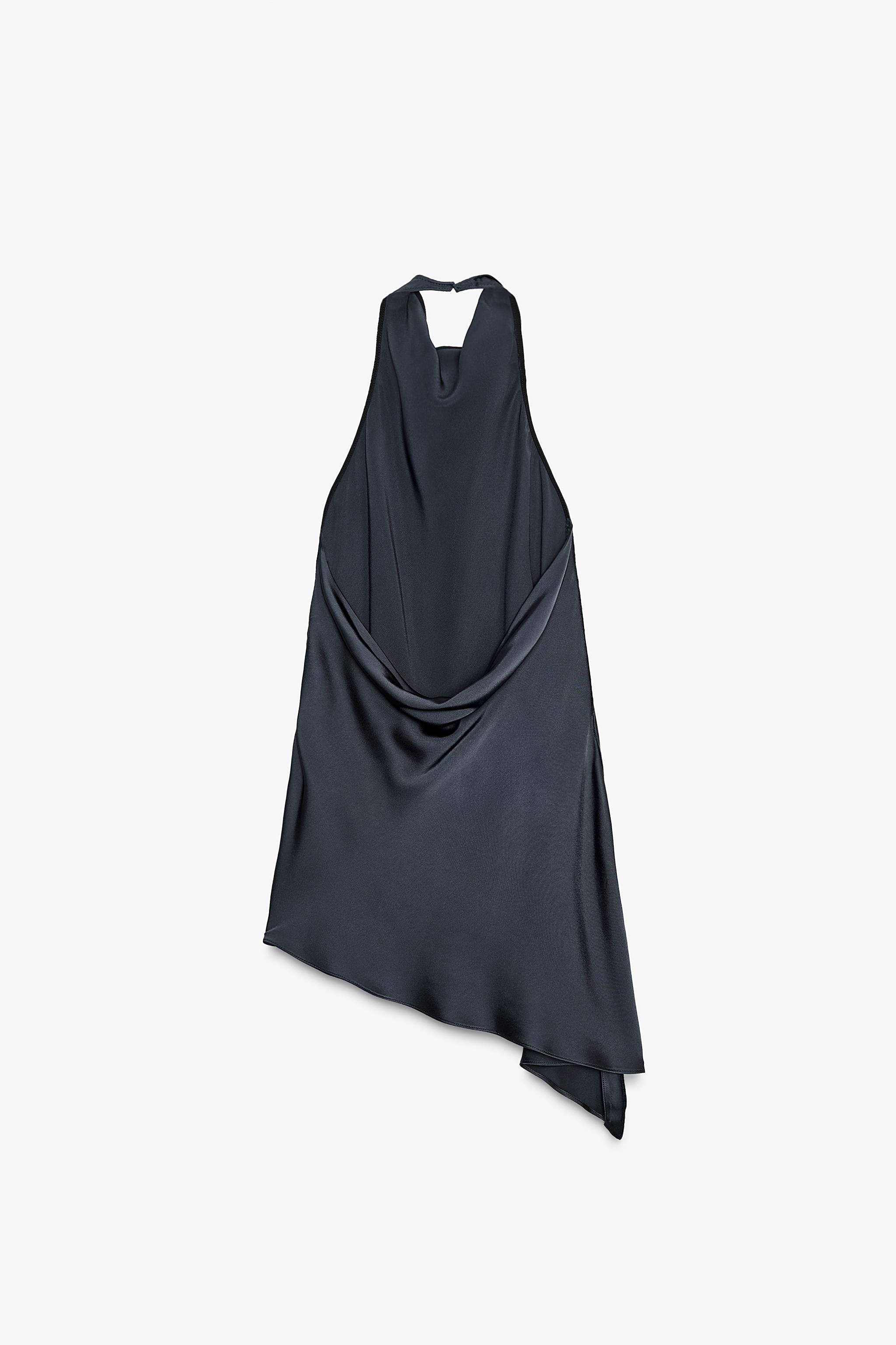 ZW COLLECTION SATIN HALTER TOP