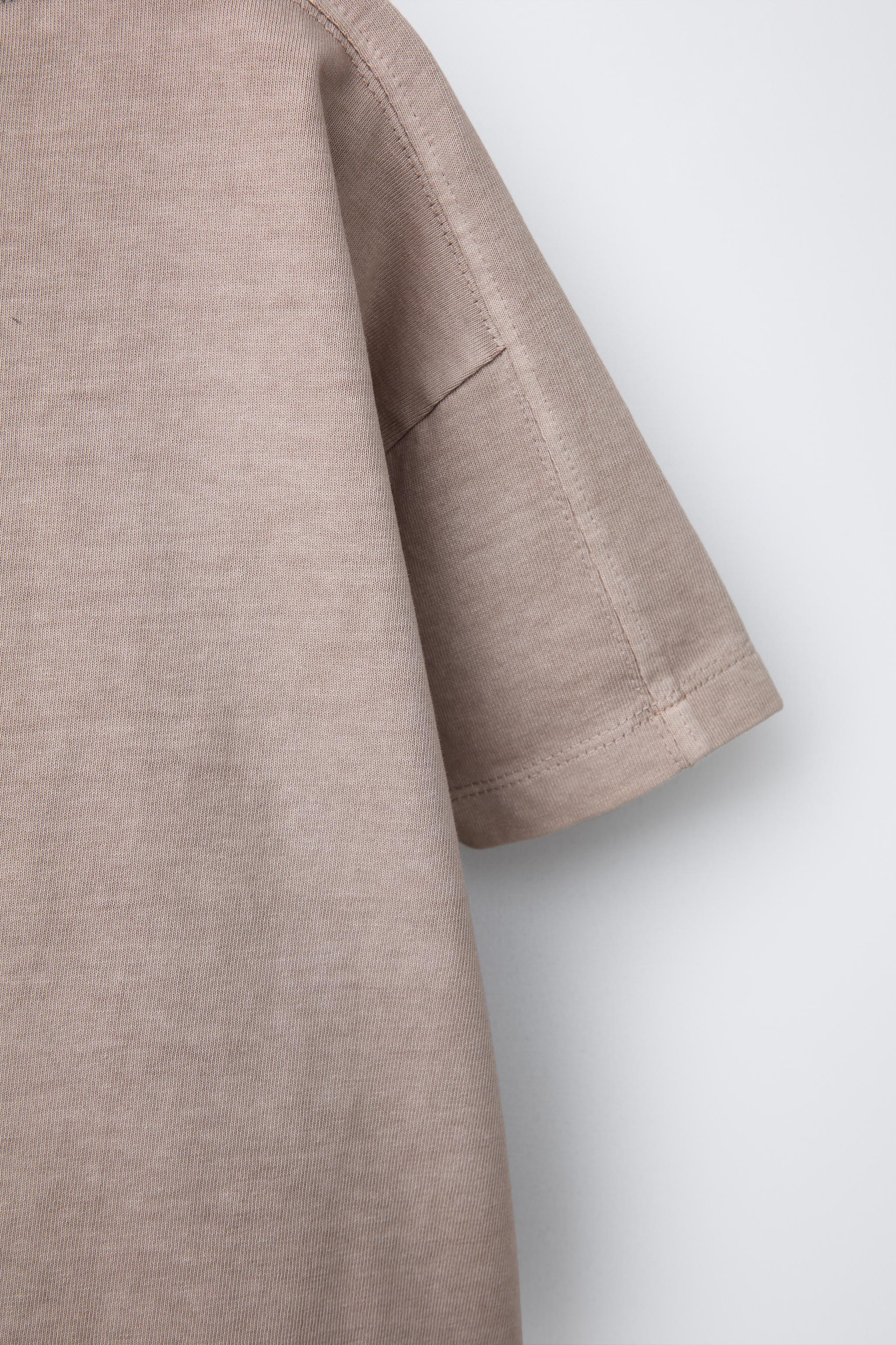 GARMENT DYE CUT-OUT T-SHIRT