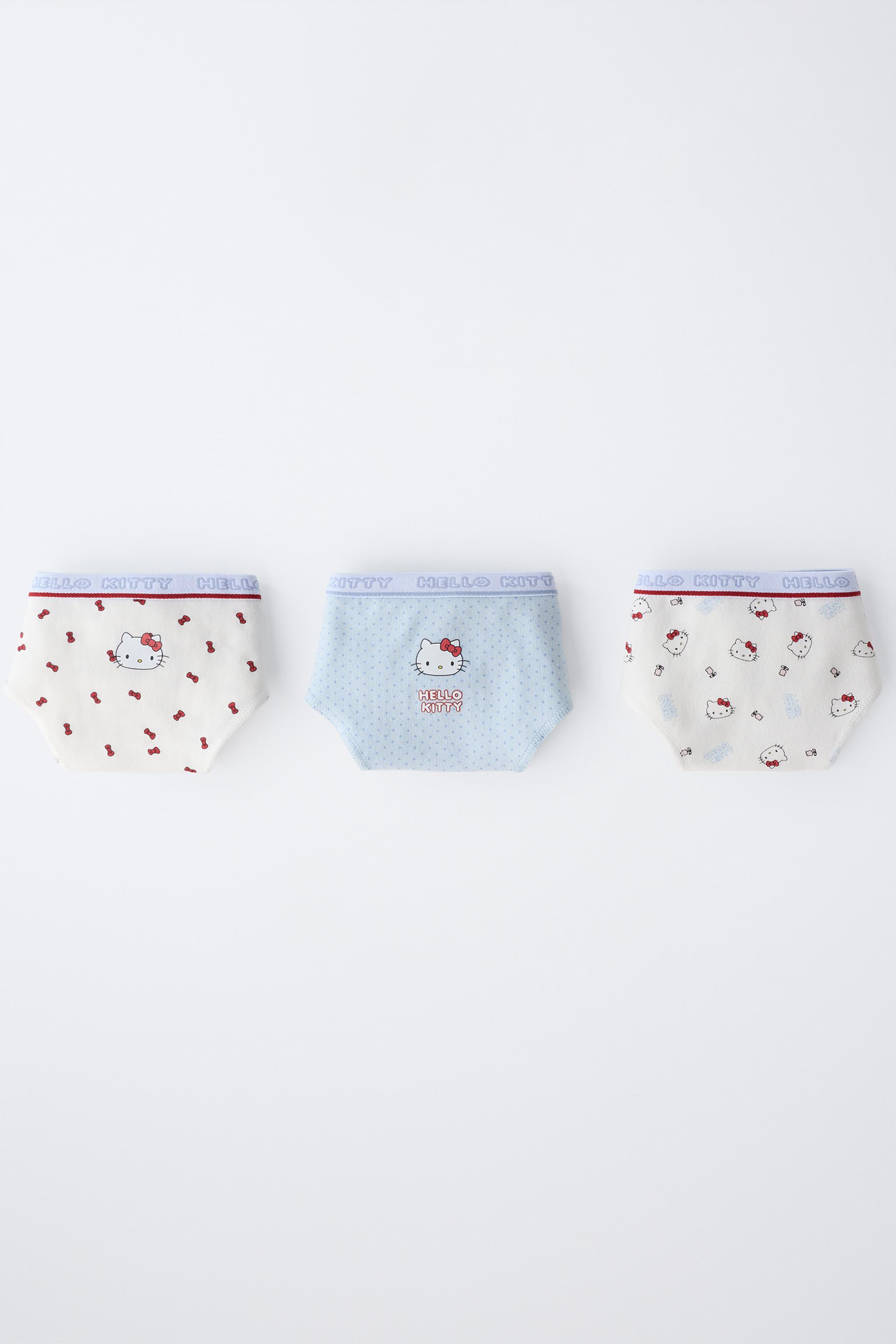 2-6 YEARS/ THREE-PACK OF HELLO KITTY © SANRIO UNDERWEAR