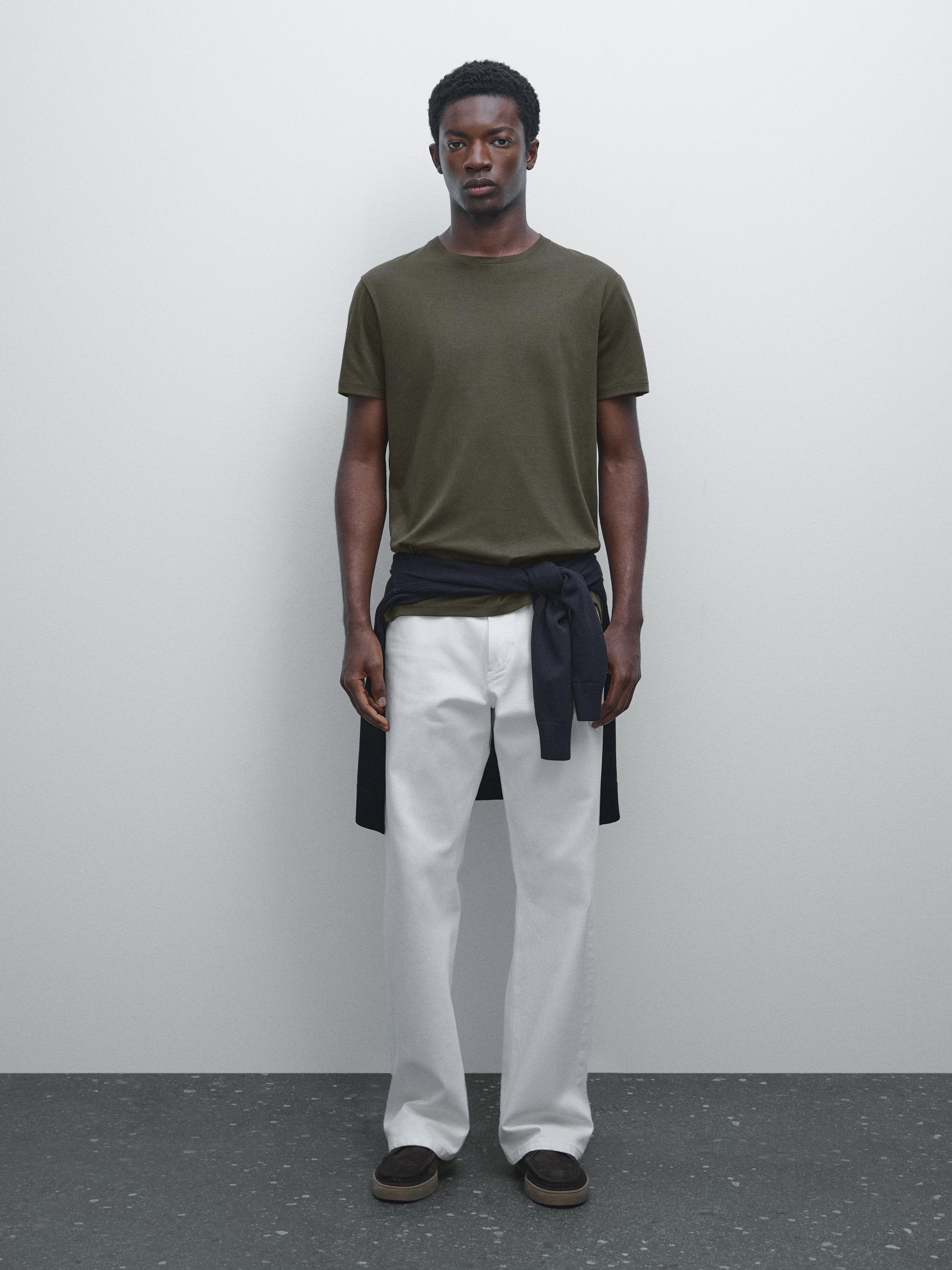 100% mercerised cotton T-shirt