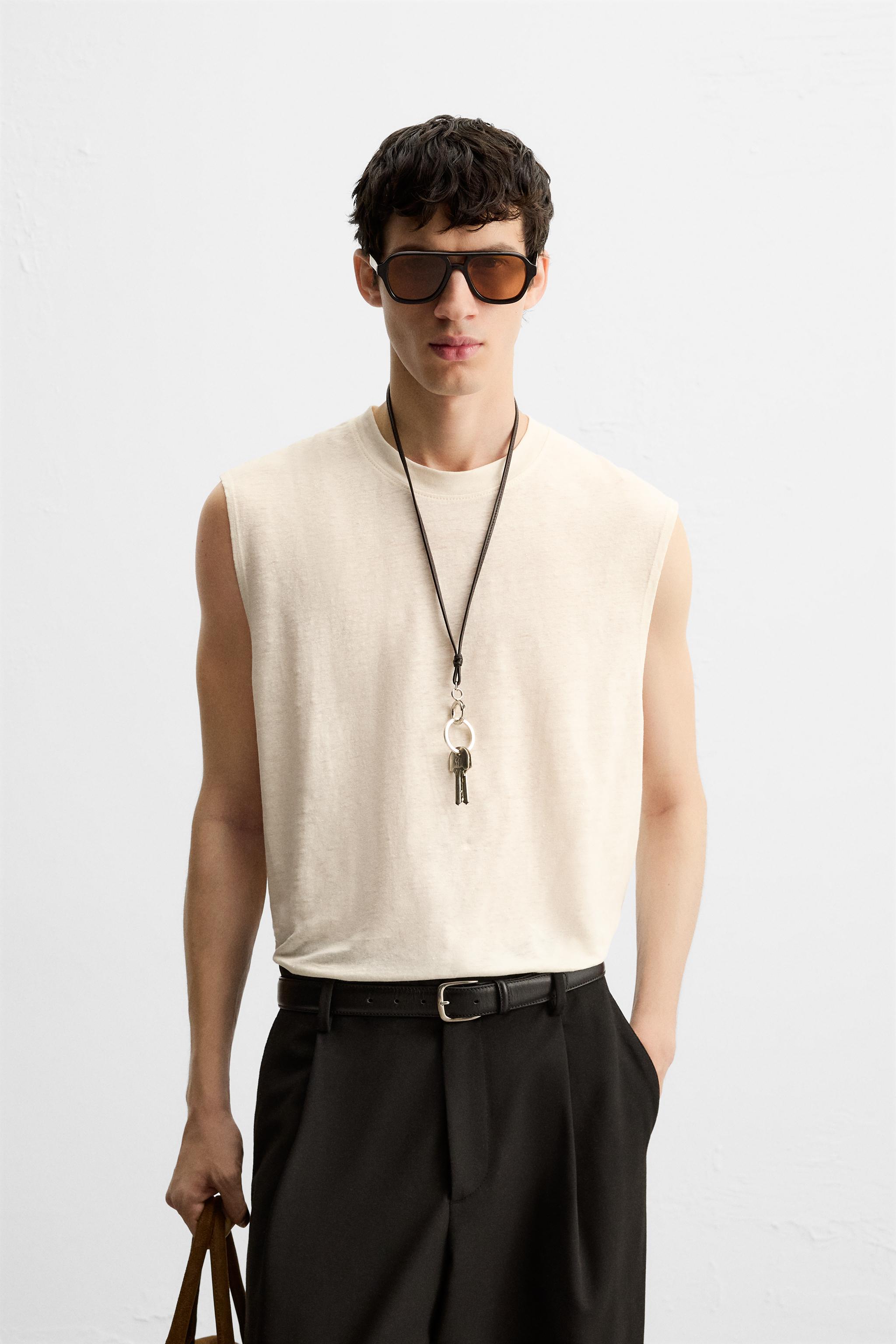 100% LINEN TANK TOP