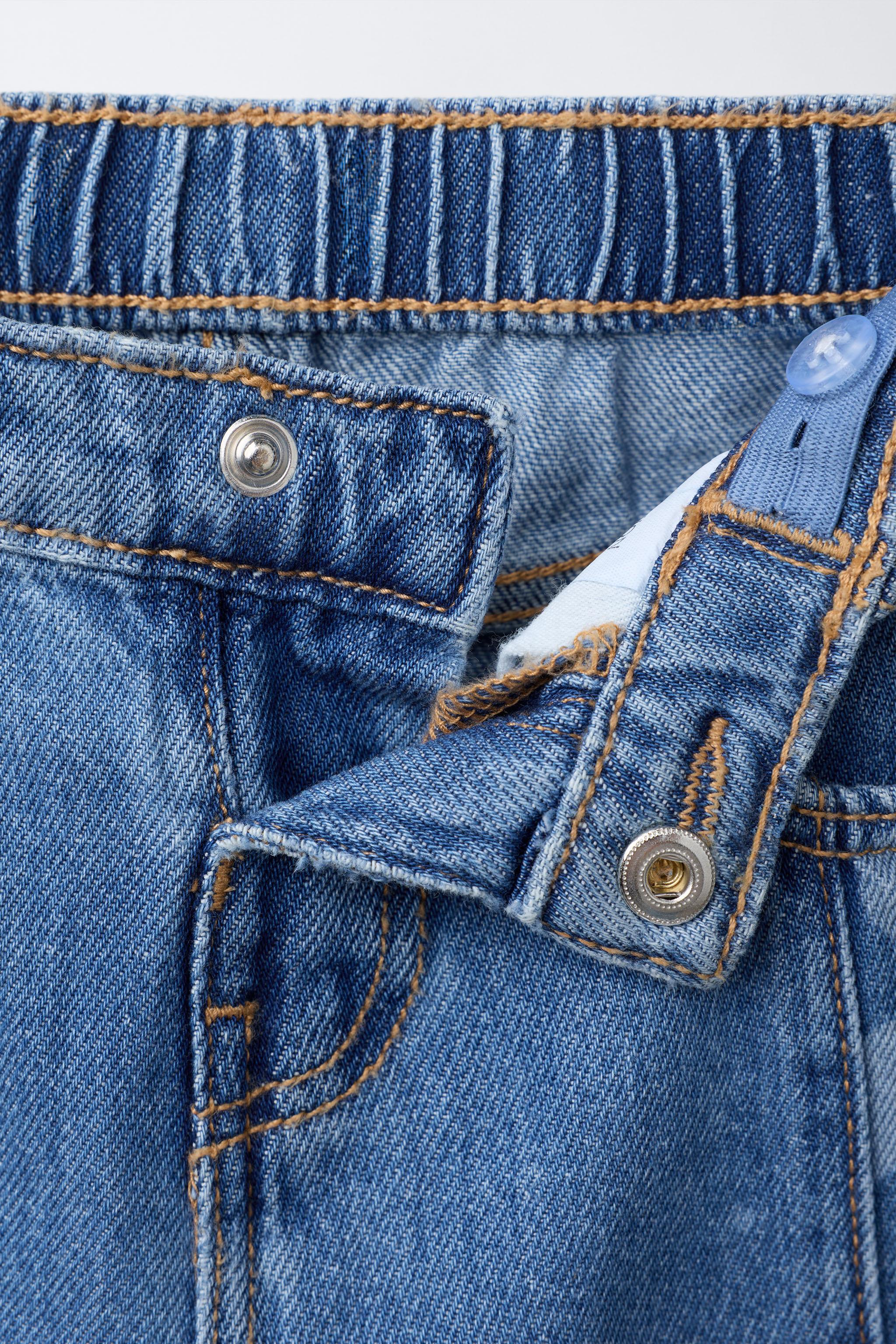 HEART PRINT CULOTTE JEANS