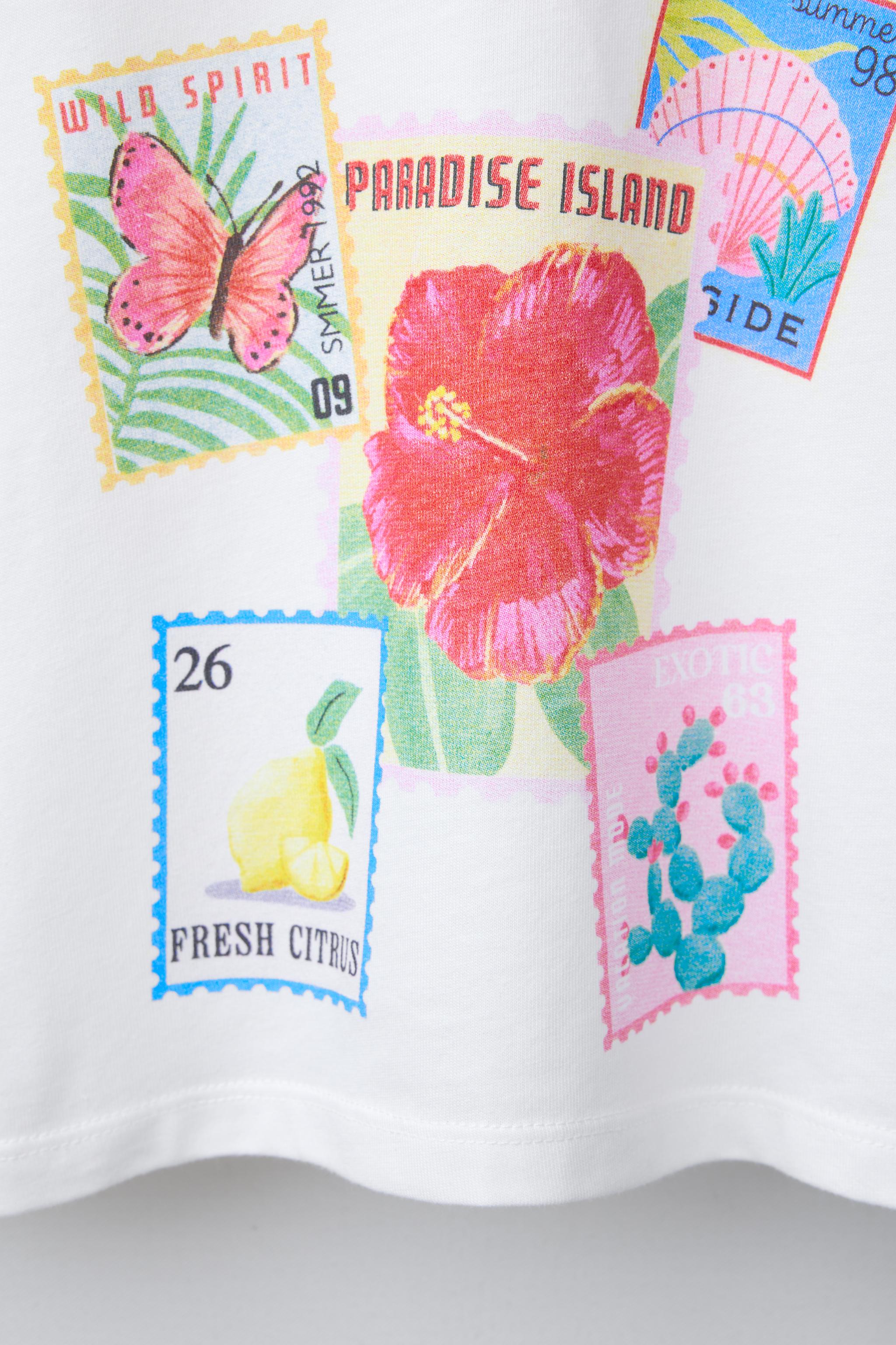 RIBBON PRINT T-SHIRT