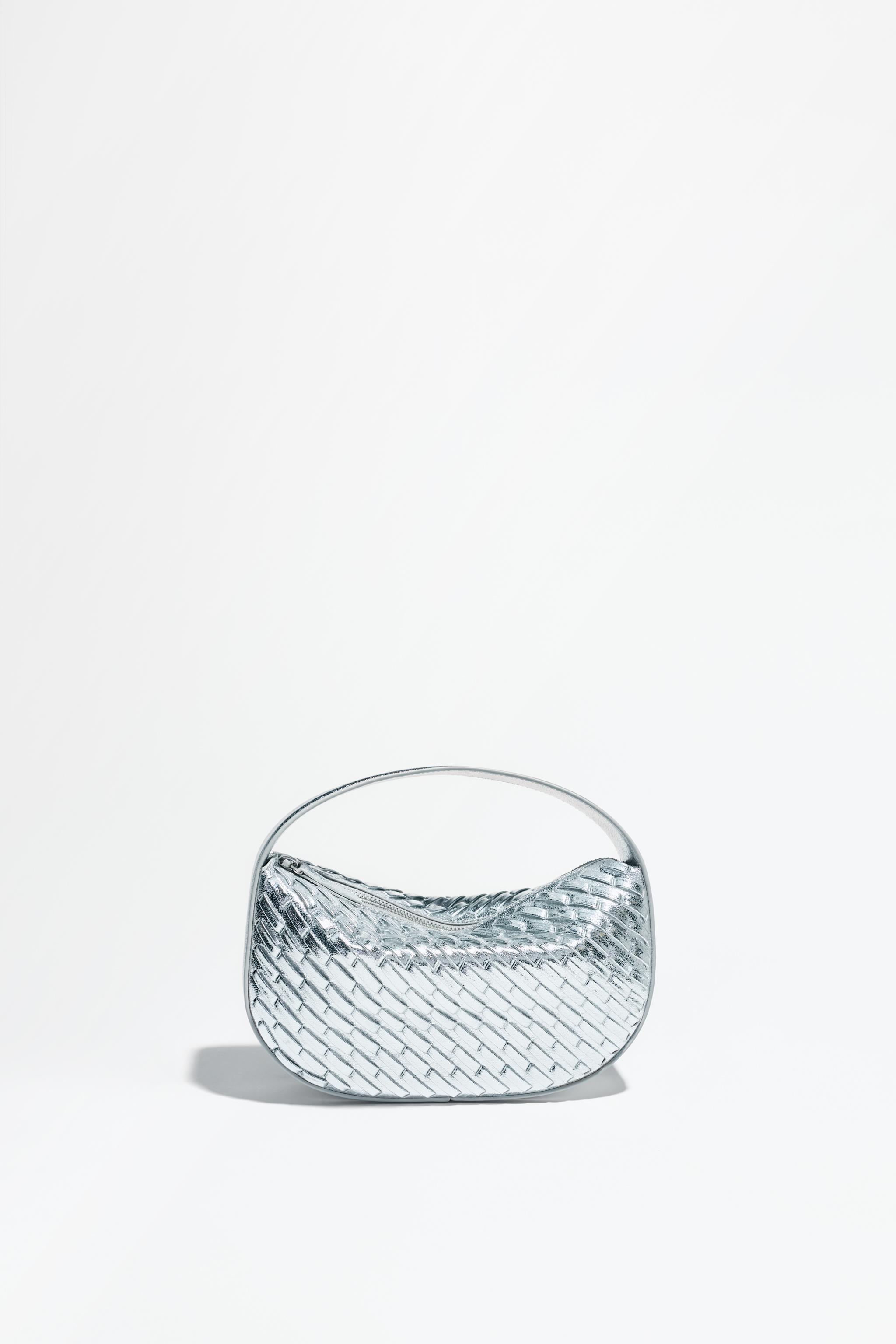 WOVEN EFFECT HANDBAG