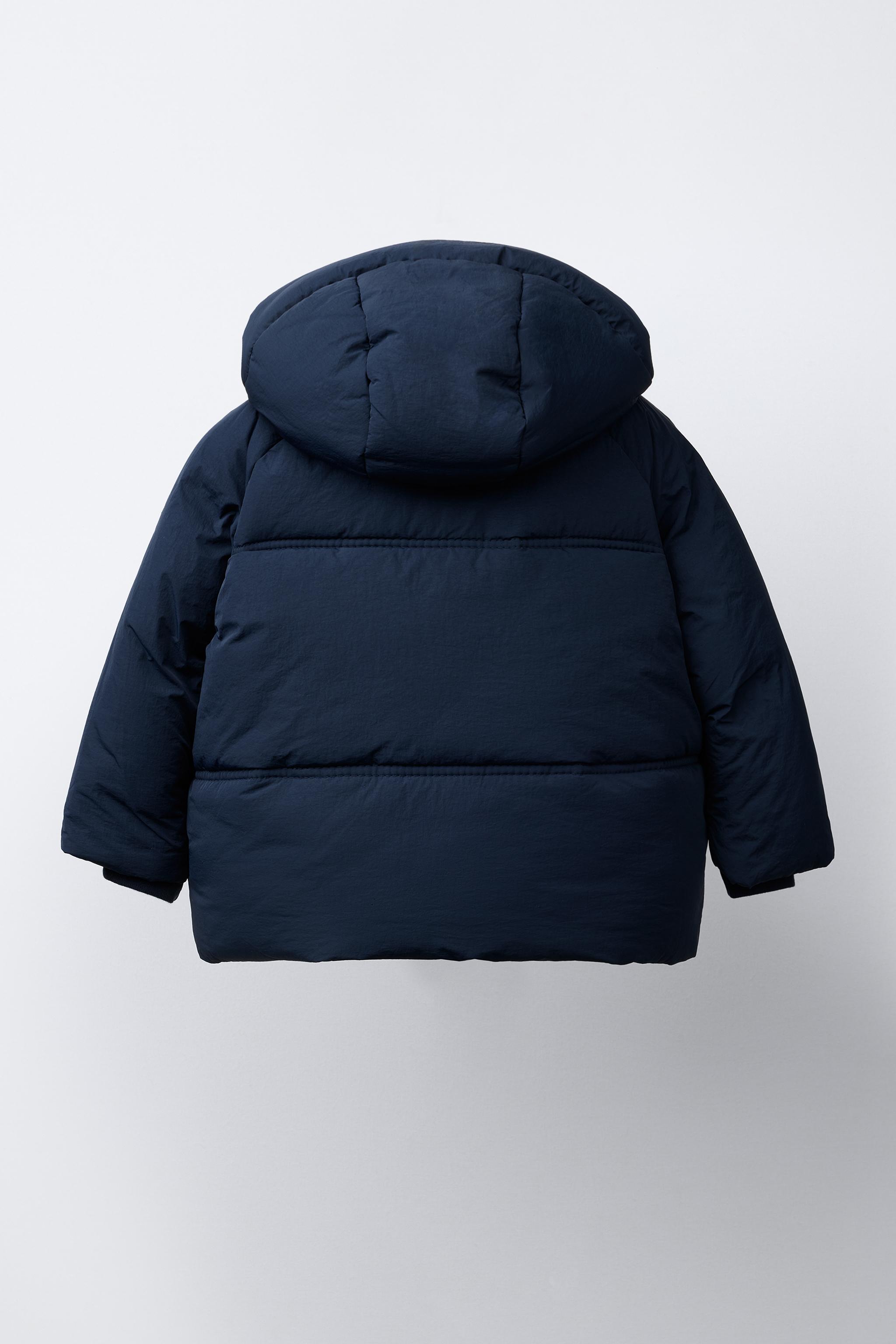 WATER REPELLENT HOODED PUFFER JACKET
