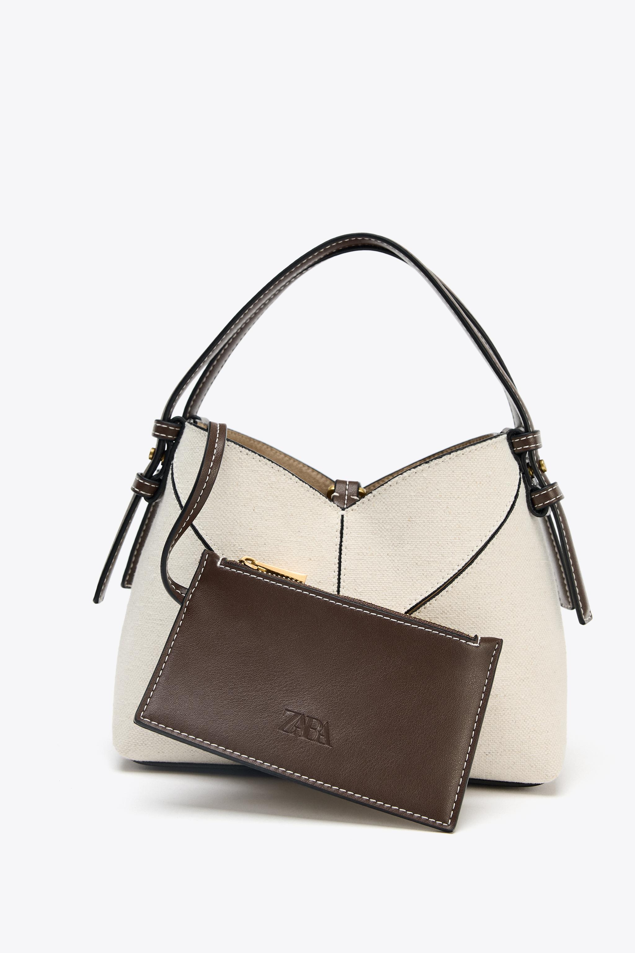 CONTRAST CANVAS MINI SHOPPER