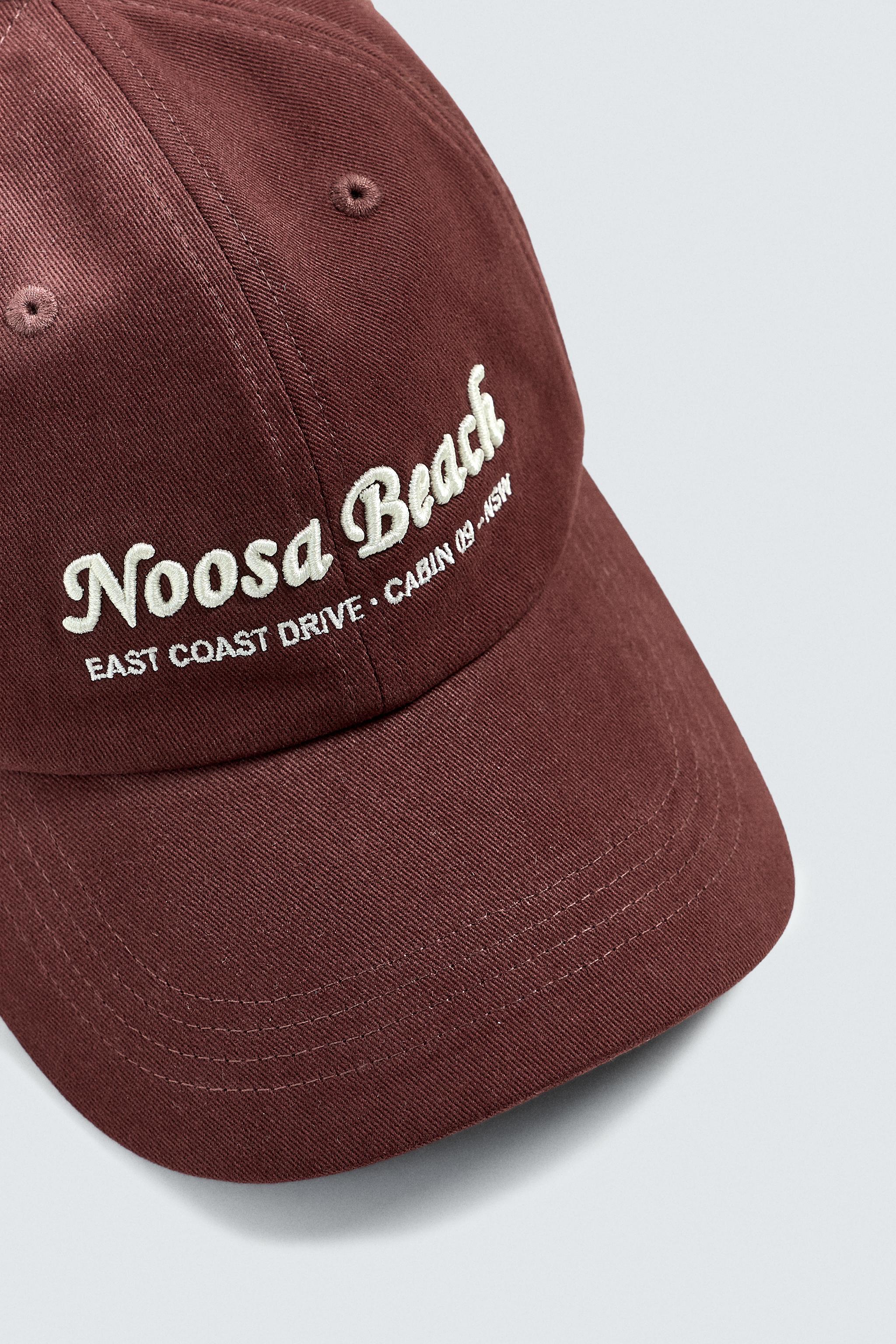 EMBROIDERED TEXT CAP