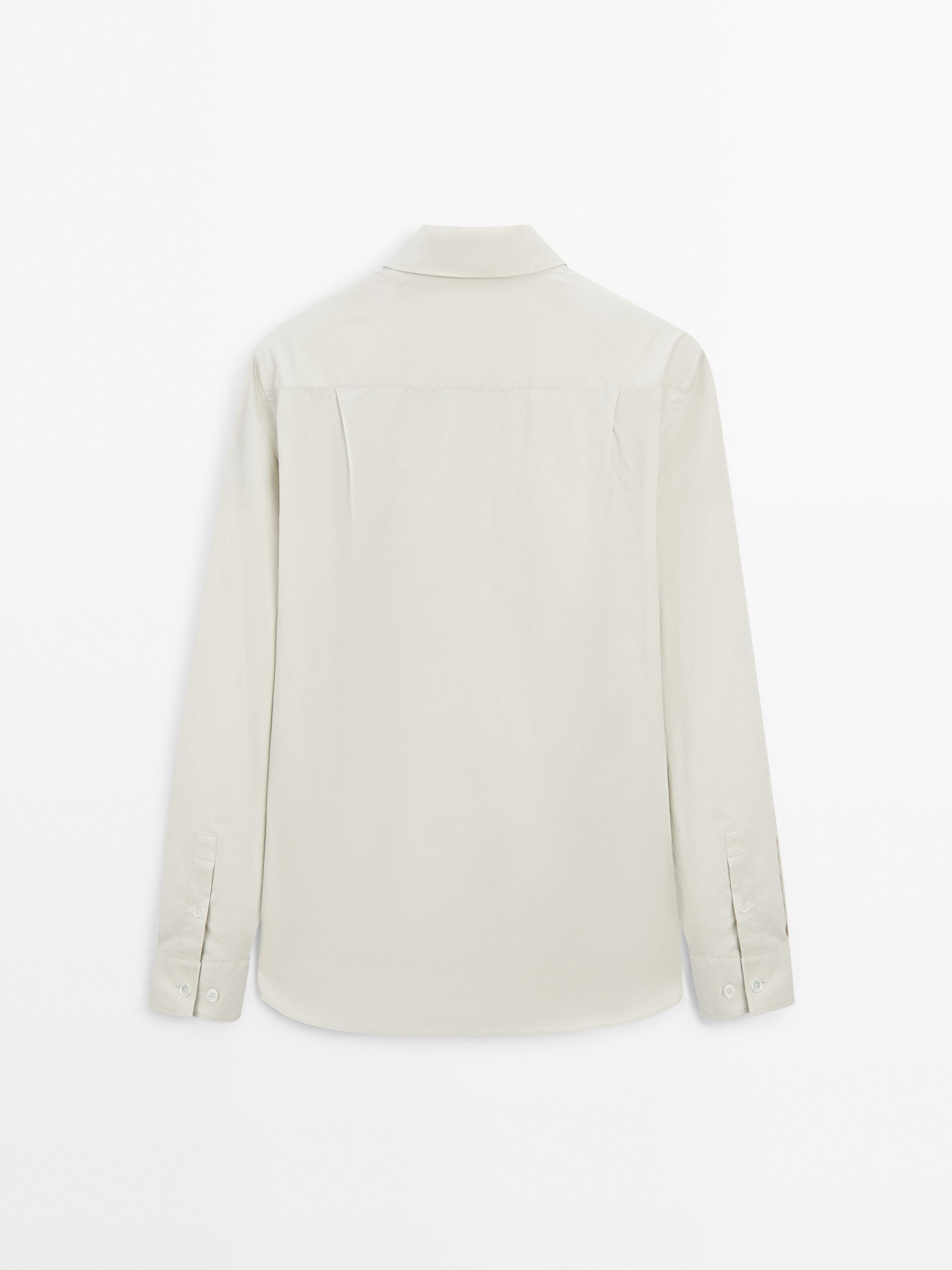 Regular-fit 100% cotton shirt