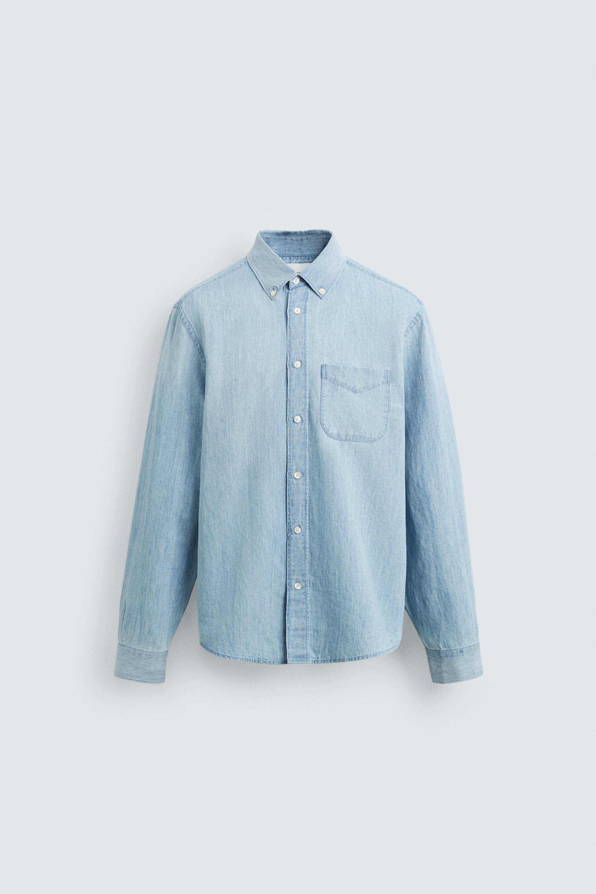 REGULAR FIT DENIM SHIRT