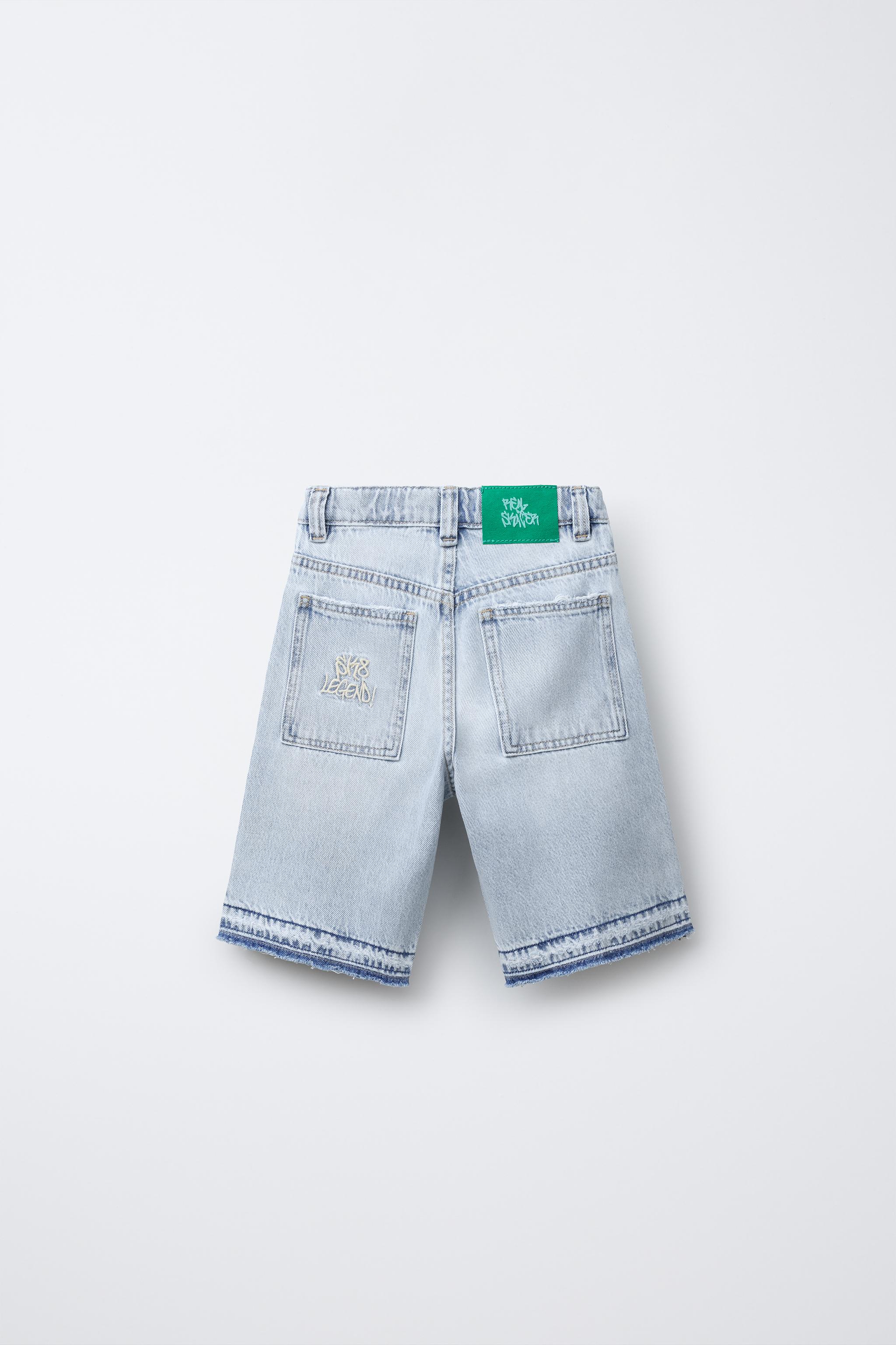 RELAXED BAGGY DENIM SHORTS